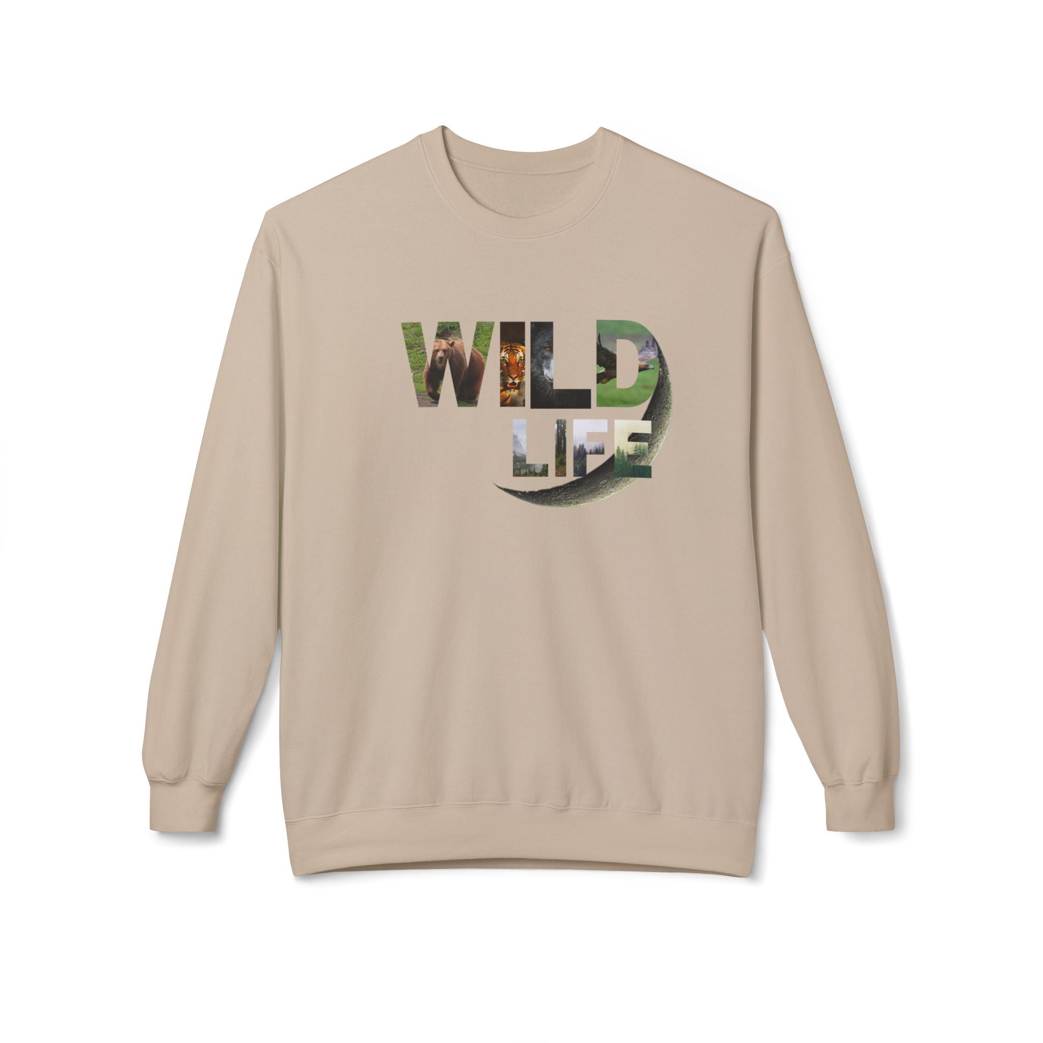 Wild Life Sweatshirt, Nature Lover Gift, Adventure Apparel, Wildlife Conservation, Cozy Crewneck for Outdoor Enthusiasts