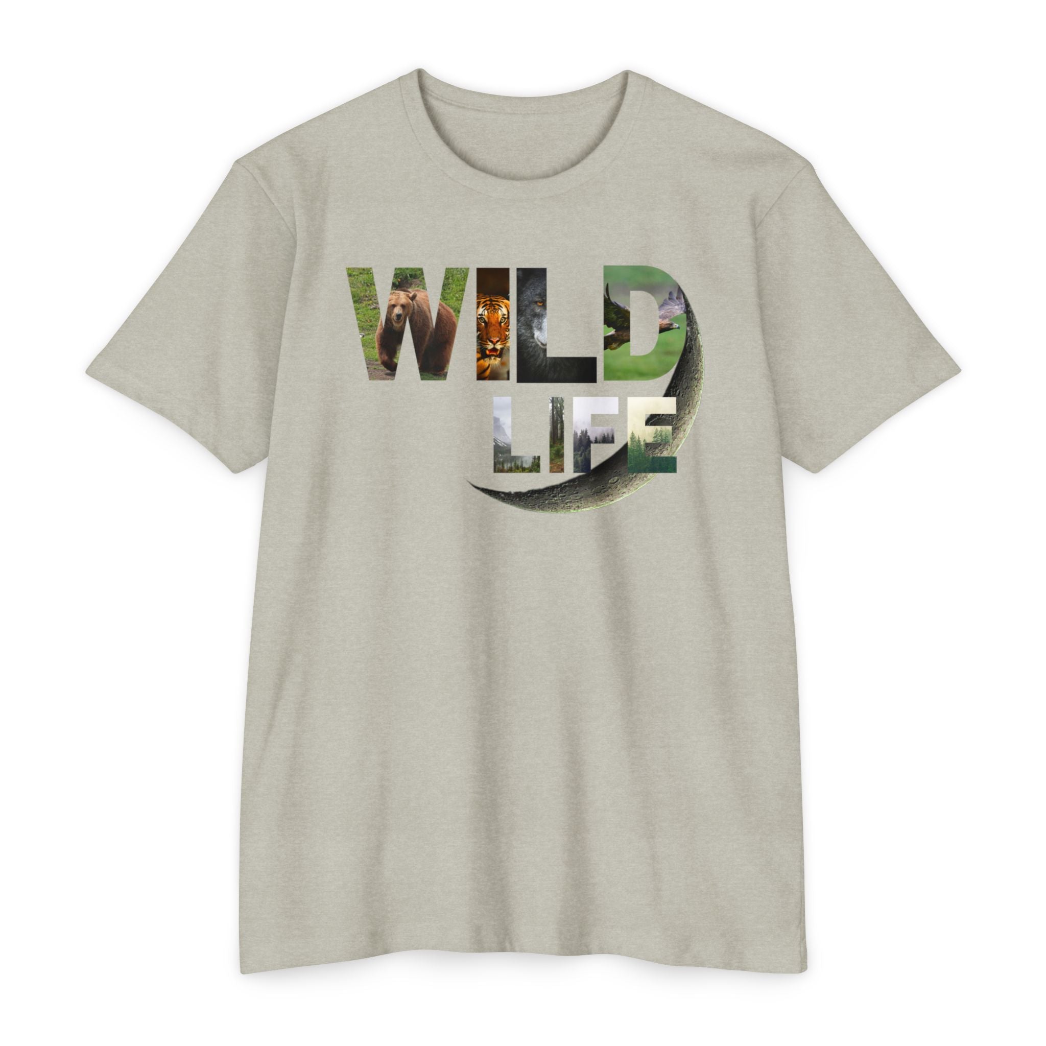 Nature-Inspired Wild Life Unisex Jersey T-Shirt, Eco-Friendly Apparel, Outdoor Adventure Tee, Animal Lover Gift, Casual Outfit