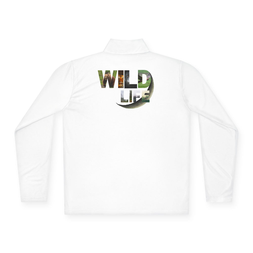 Outdoor Adventure Unisex Quarter-Zip Pullover, Casual Wear, Gifts for Nature Lovers, Hiking Apparel, Travel Outfit, Wildlife Enthusiast