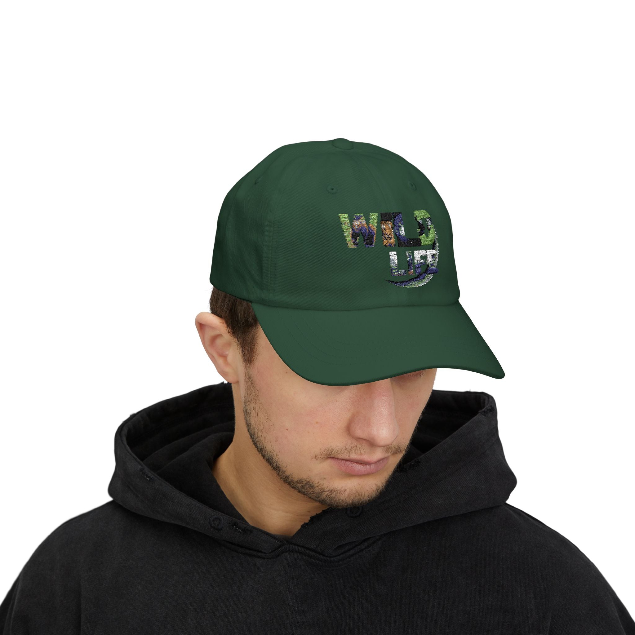 Wildlife Classic Dad Cap, Casual Hat for Nature Lovers, Unisex Outdoor Cap, Gift for Father's Day, Eco-Friendly Accessory