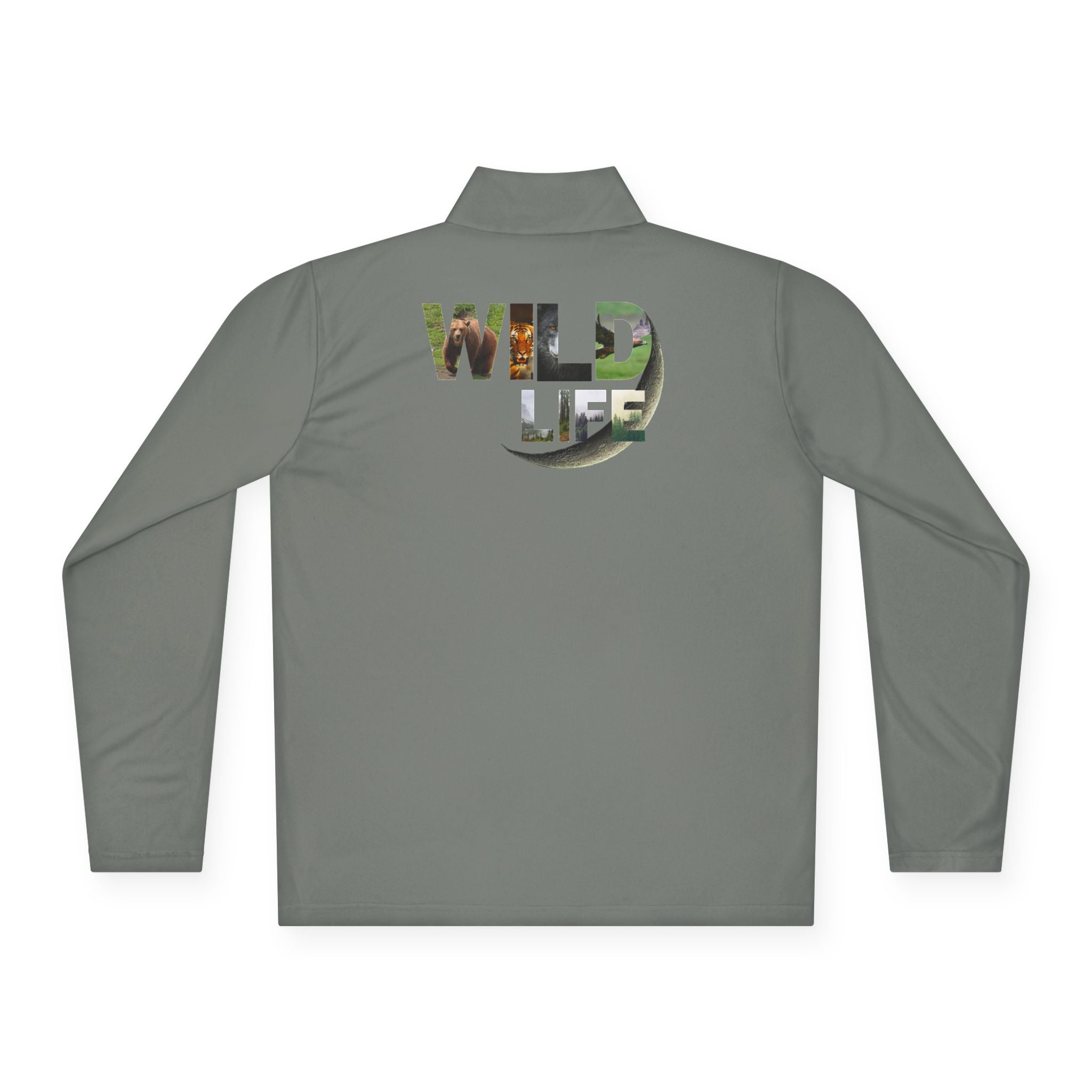 Outdoor Adventure Unisex Quarter-Zip Pullover, Casual Wear, Gifts for Nature Lovers, Hiking Apparel, Travel Outfit, Wildlife Enthusiast