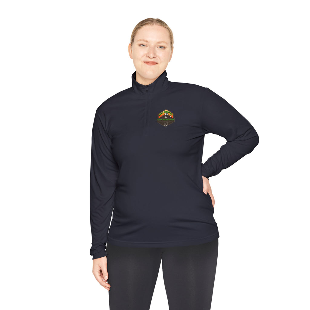 Outdoor Adventure Unisex Quarter-Zip Pullover, Casual Wear, Gifts for Nature Lovers, Hiking Apparel, Travel Outfit, Wildlife Enthusiast