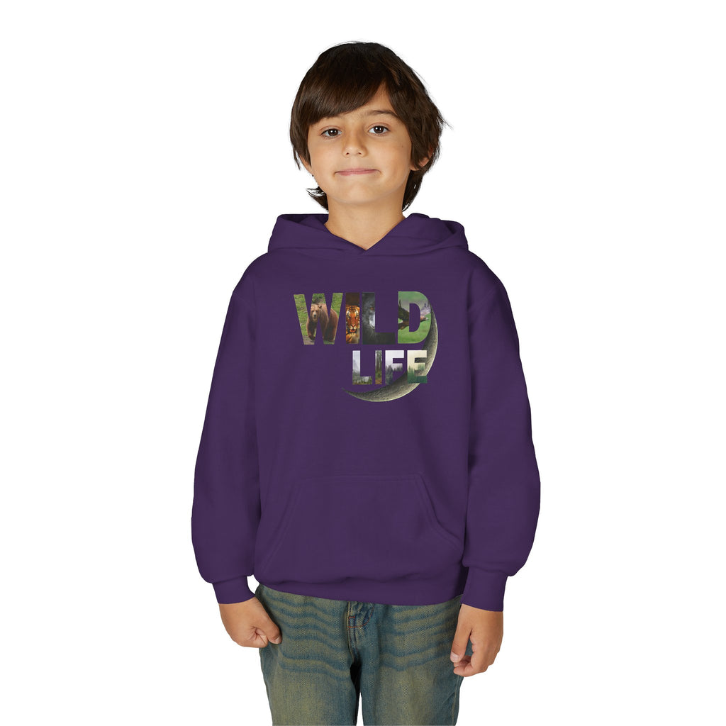 Youth Wildlife Hoodie - Perfect for Nature Lovers, Gifts for Kids, Outdoor Adventures, Everyday Wear, Eco-Friendly Apparel