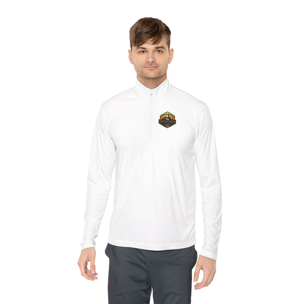 Outdoor Adventure Unisex Quarter-Zip Pullover, Casual Wear, Gifts for Nature Lovers, Hiking Apparel, Travel Outfit, Wildlife Enthusiast