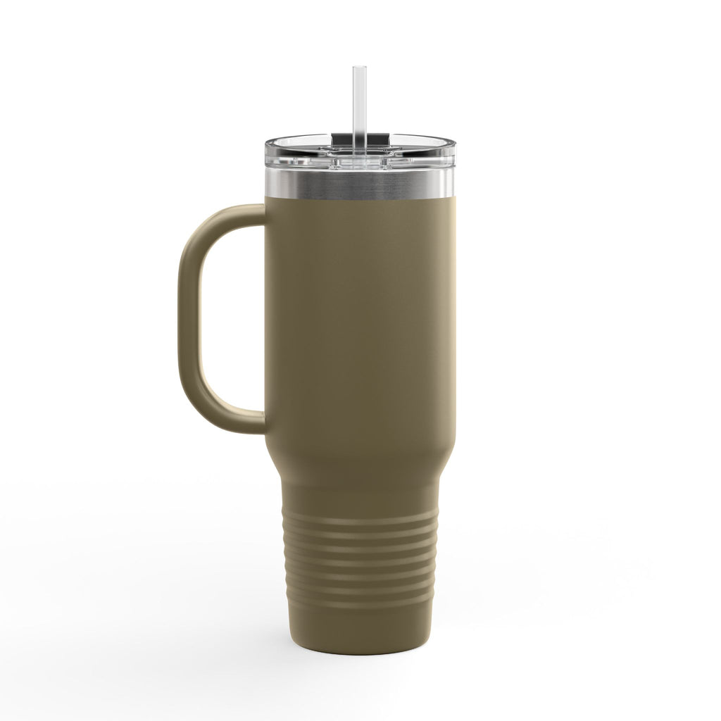 Insulated Travel Mug with Wildlife Theme, Perfect for Adventures, Camping, Road Trips, Personalized Travel Cup, Eco-Friendly Gift