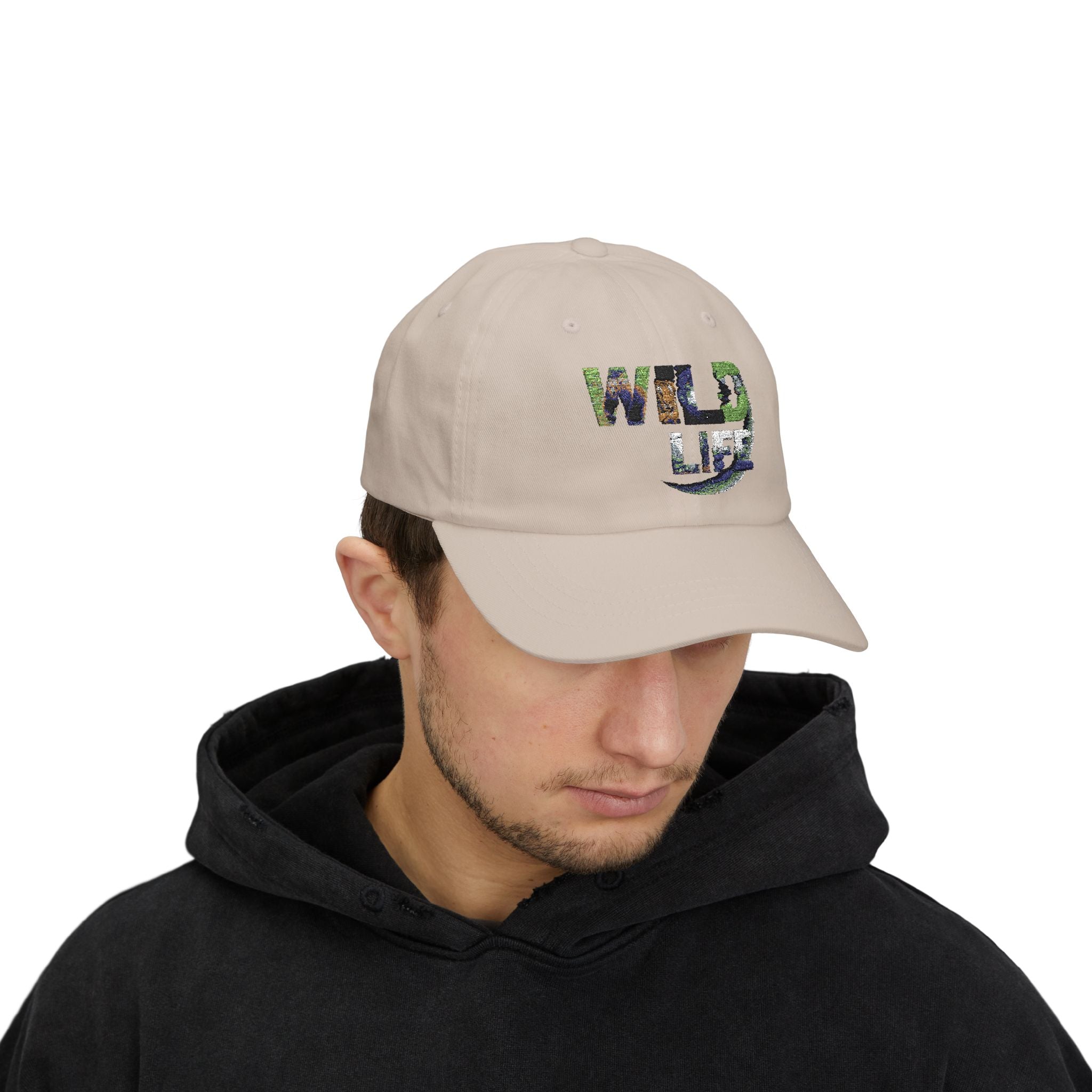 Wildlife Classic Dad Cap, Casual Hat for Nature Lovers, Unisex Outdoor Cap, Gift for Father's Day, Eco-Friendly Accessory