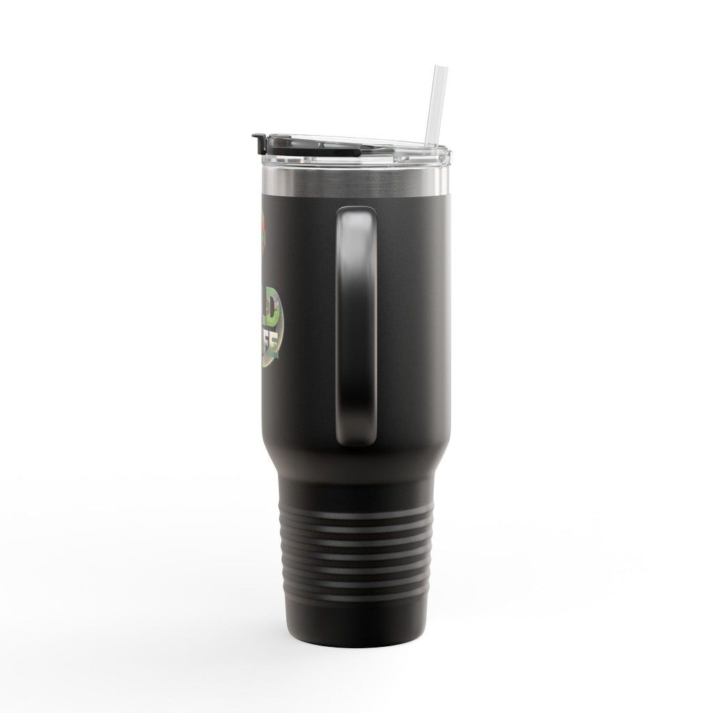 Insulated Travel Mug with Wildlife Theme, Perfect for Adventures, Camping, Road Trips, Personalized Travel Cup, Eco-Friendly Gift