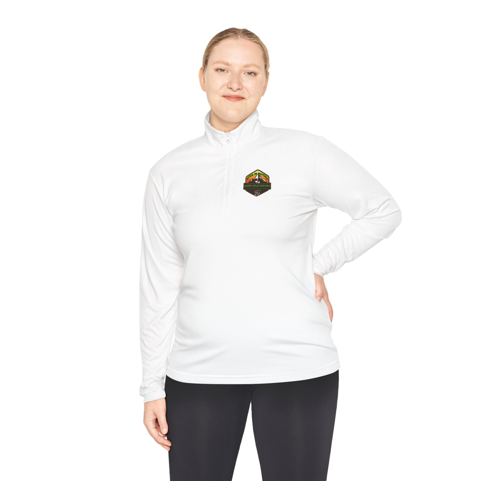 Outdoor Adventure Unisex Quarter-Zip Pullover, Casual Wear, Gifts for Nature Lovers, Hiking Apparel, Travel Outfit, Wildlife Enthusiast
