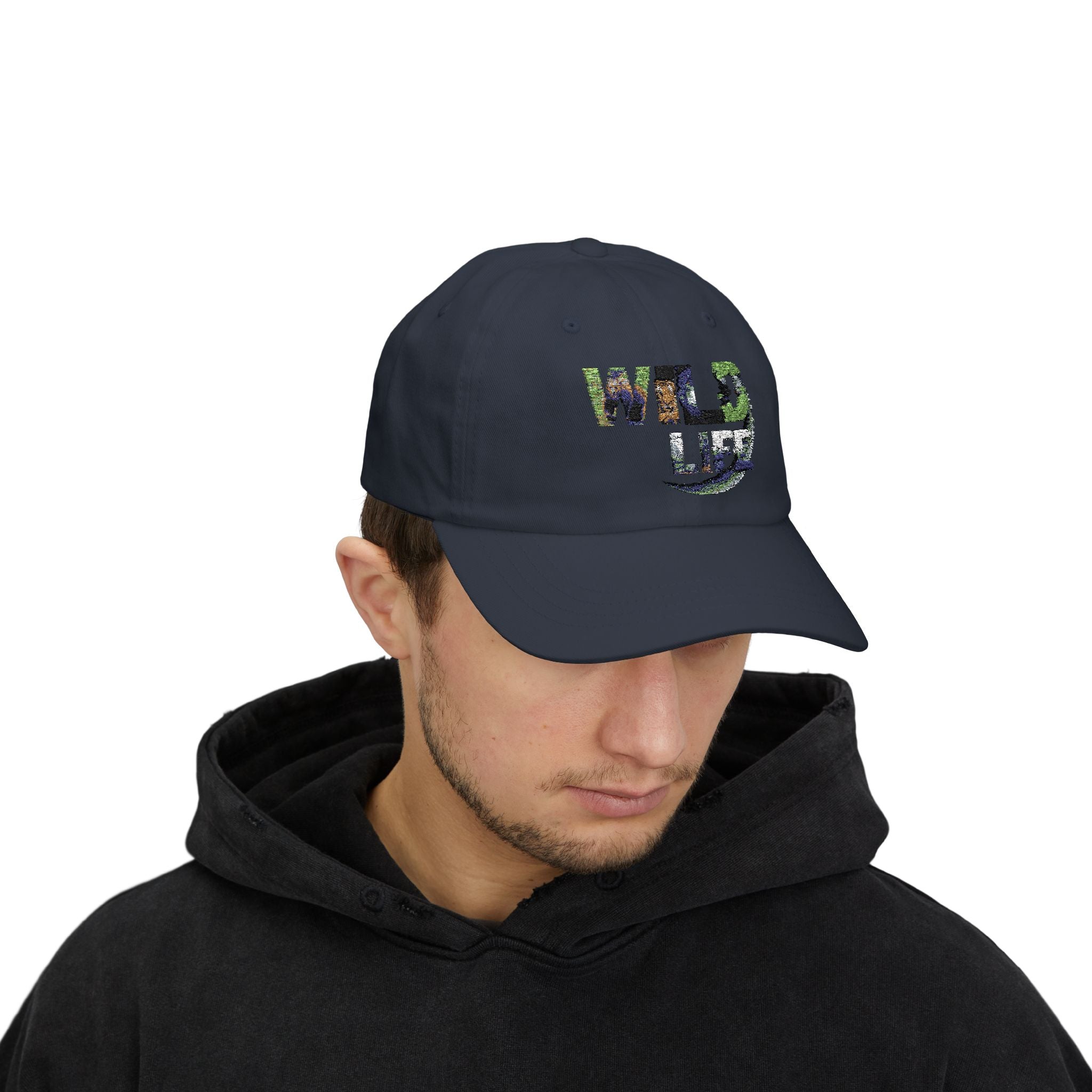 Wildlife Classic Dad Cap, Casual Hat for Nature Lovers, Unisex Outdoor Cap, Gift for Father's Day, Eco-Friendly Accessory