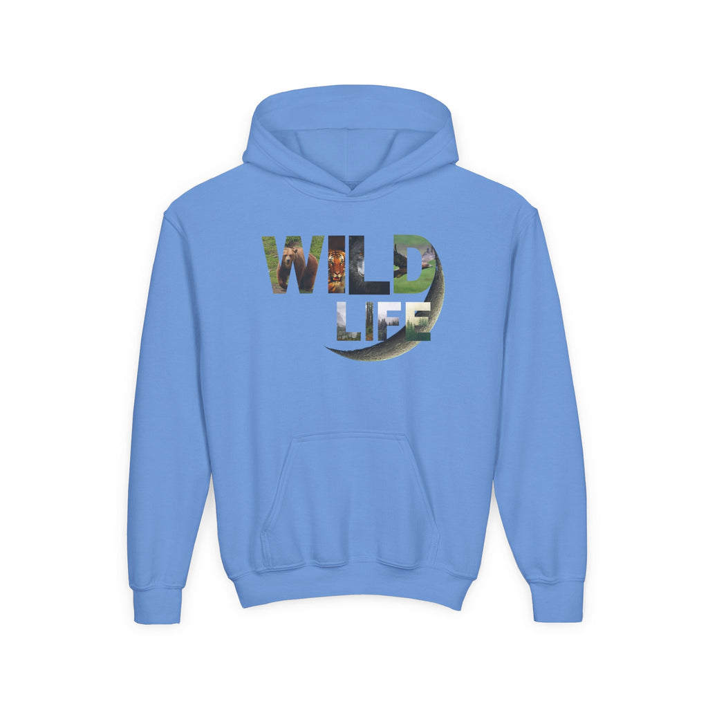 Youth Wildlife Hoodie - Perfect for Nature Lovers, Gifts for Kids, Outdoor Adventures, Everyday Wear, Eco-Friendly Apparel