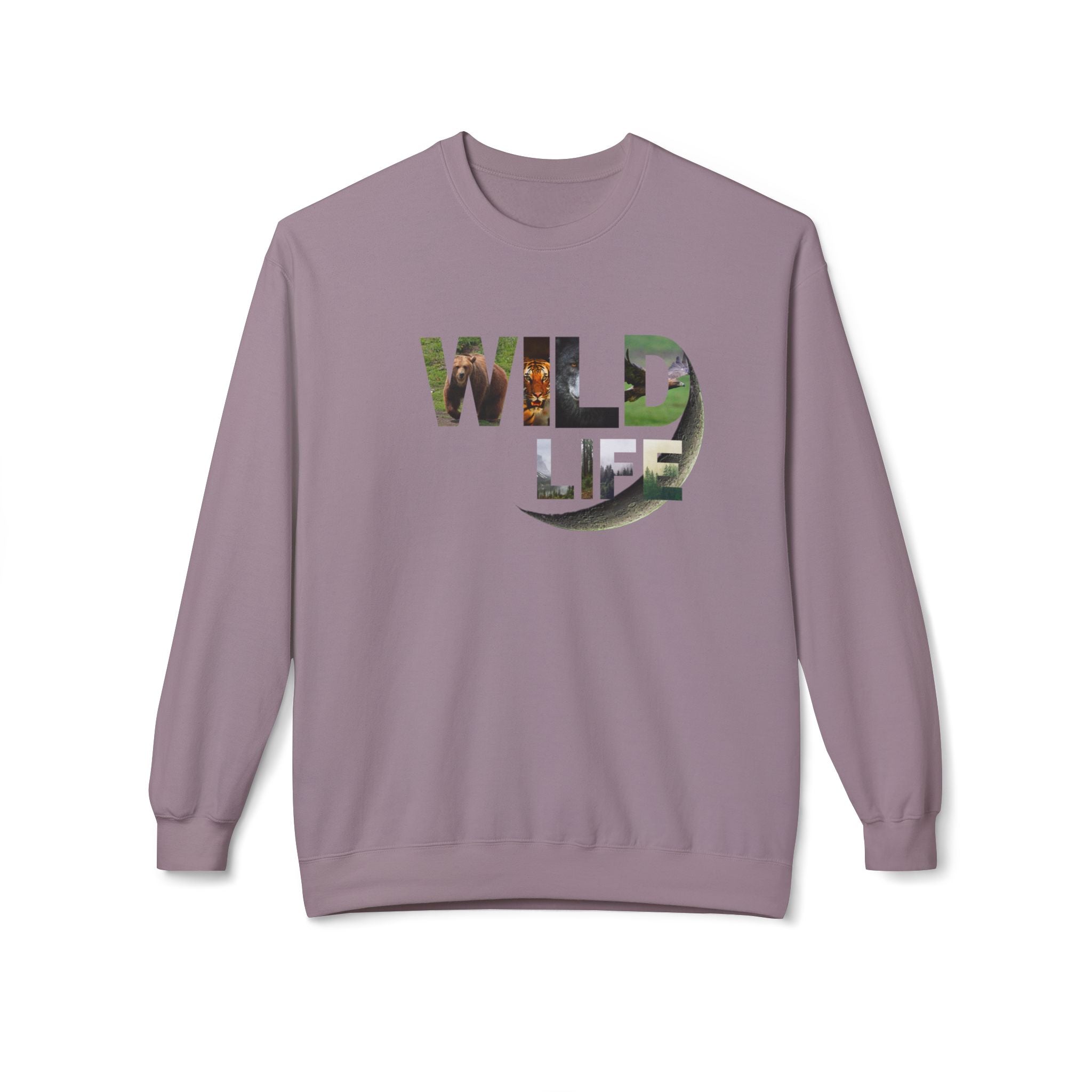 Wild Life Sweatshirt, Nature Lover Gift, Adventure Apparel, Wildlife Conservation, Cozy Crewneck for Outdoor Enthusiasts