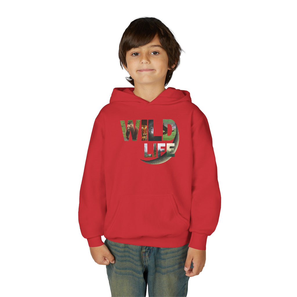 Youth Wildlife Hoodie - Perfect for Nature Lovers, Gifts for Kids, Outdoor Adventures, Everyday Wear, Eco-Friendly Apparel