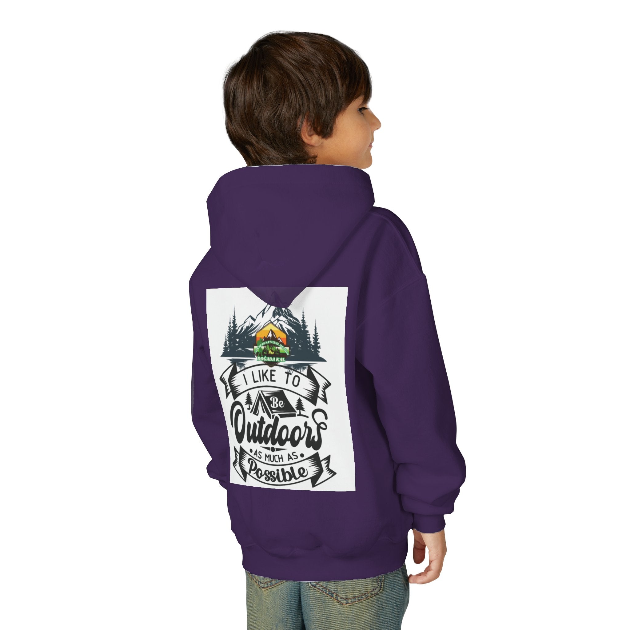 Youth Wildlife Hoodie - Perfect for Nature Lovers, Gifts for Kids, Outdoor Adventures, Everyday Wear, Eco-Friendly Apparel