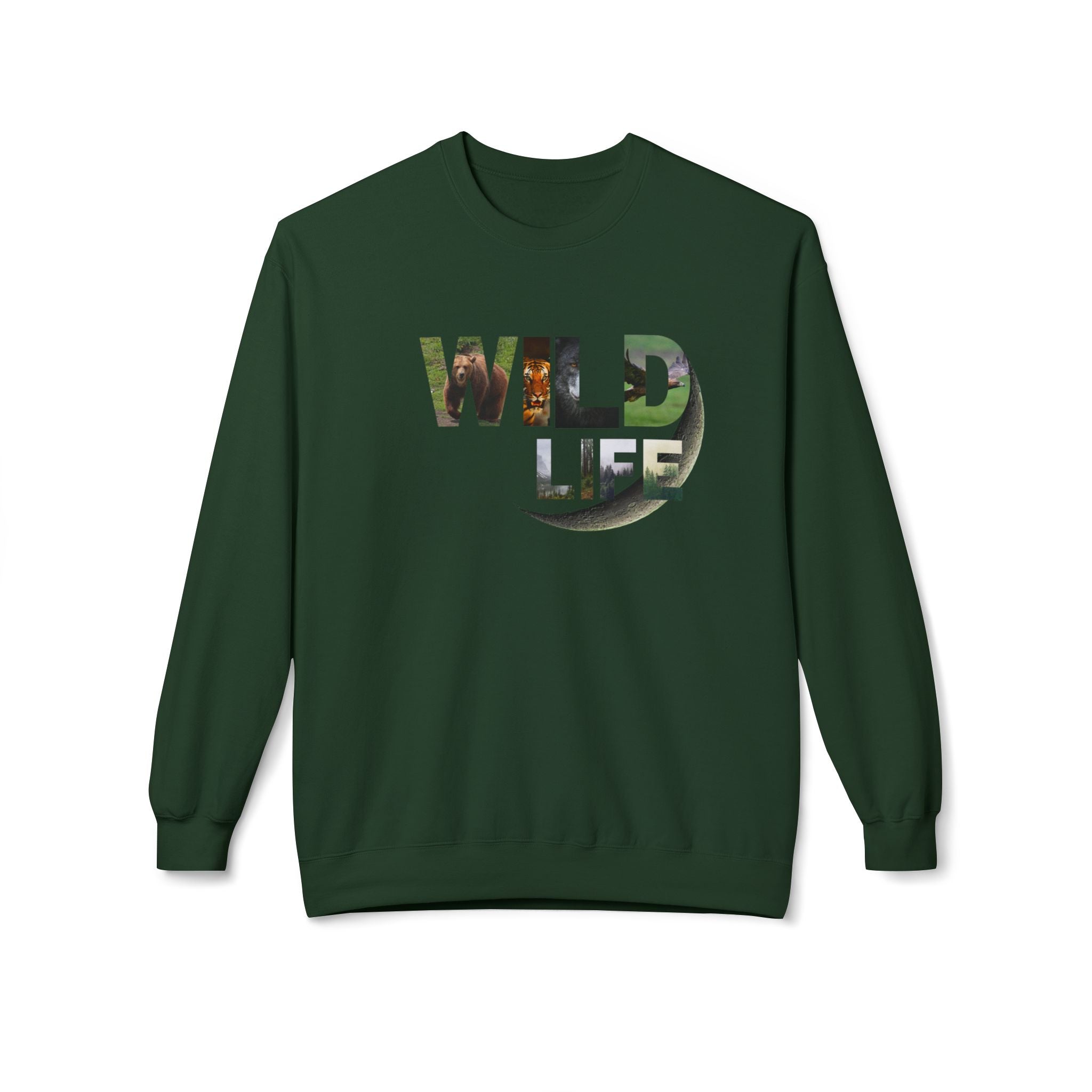 Wild Life Sweatshirt, Nature Lover Gift, Adventure Apparel, Wildlife Conservation, Cozy Crewneck for Outdoor Enthusiasts