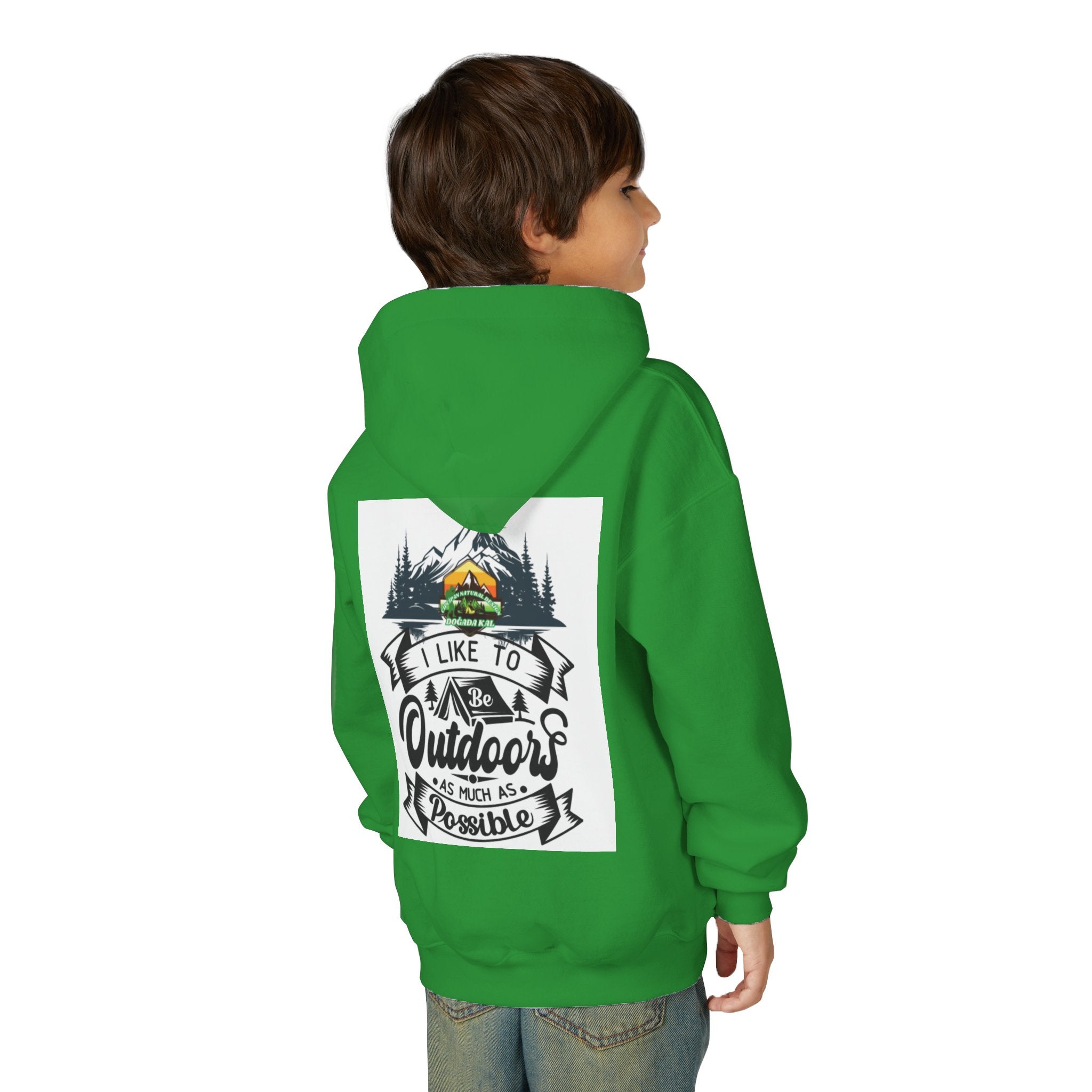 Youth Wildlife Hoodie - Perfect for Nature Lovers, Gifts for Kids, Outdoor Adventures, Everyday Wear, Eco-Friendly Apparel