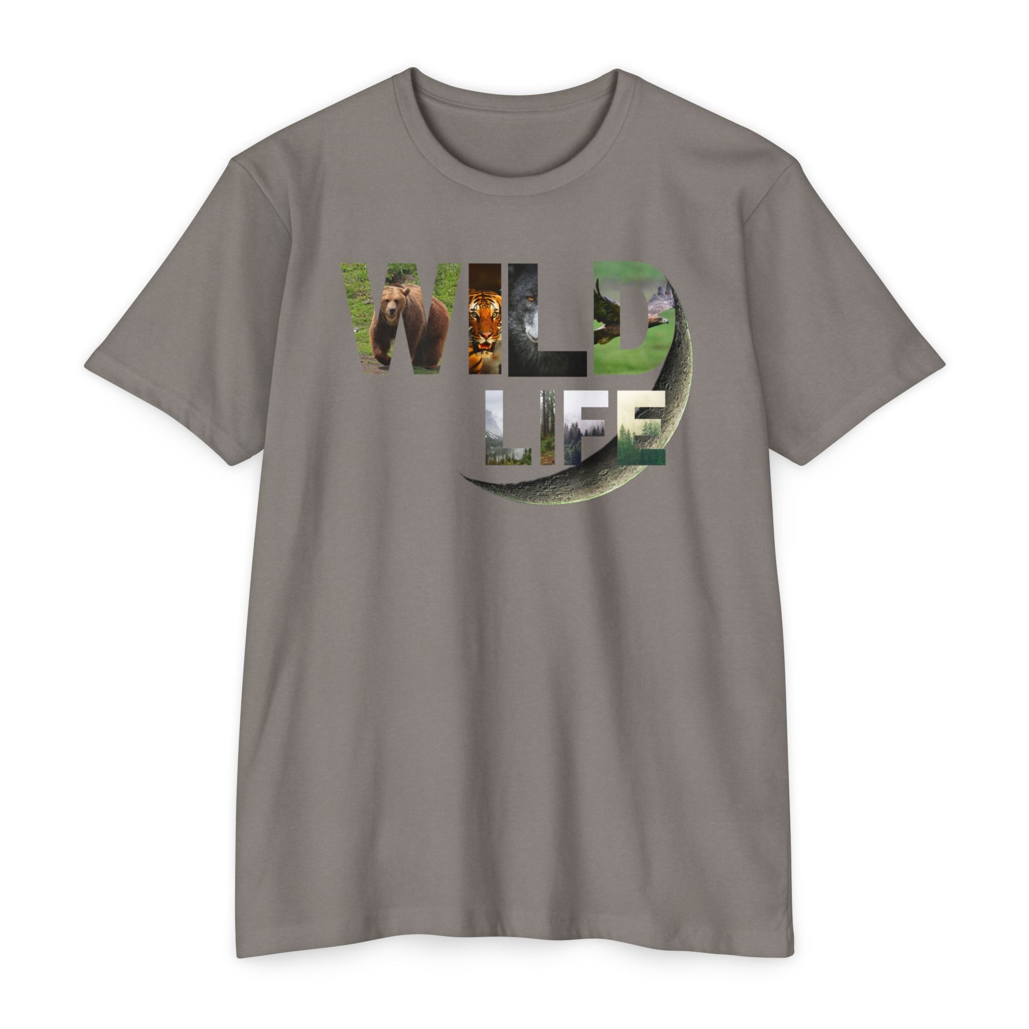 Nature-Inspired Wild Life Unisex Jersey T-Shirt, Eco-Friendly Apparel, Outdoor Adventure Tee, Animal Lover Gift, Casual Outfit