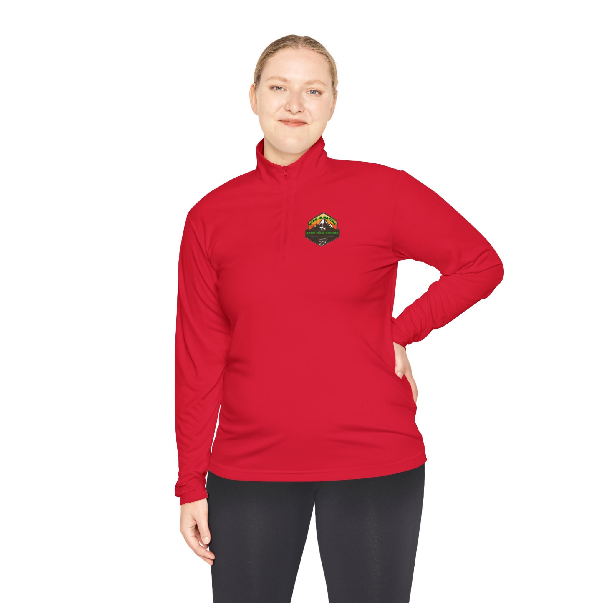 Outdoor Adventure Unisex Quarter-Zip Pullover, Casual Wear, Gifts for Nature Lovers, Hiking Apparel, Travel Outfit, Wildlife Enthusiast