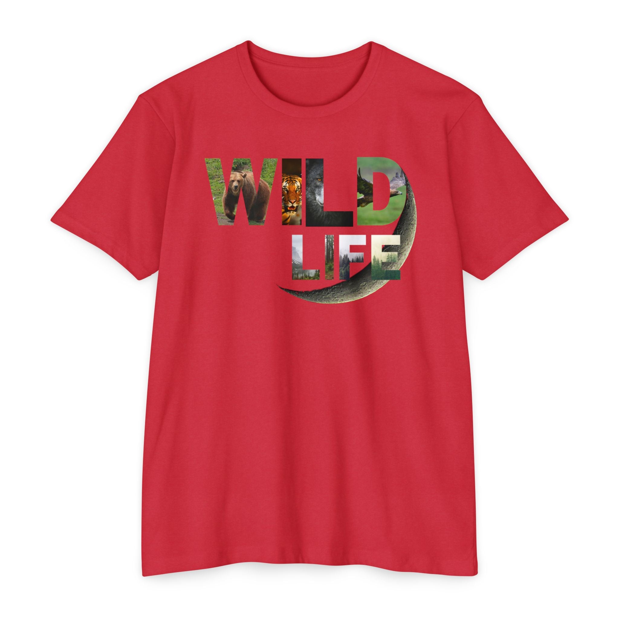 Nature-Inspired Wild Life Unisex Jersey T-Shirt, Eco-Friendly Apparel, Outdoor Adventure Tee, Animal Lover Gift, Casual Outfit