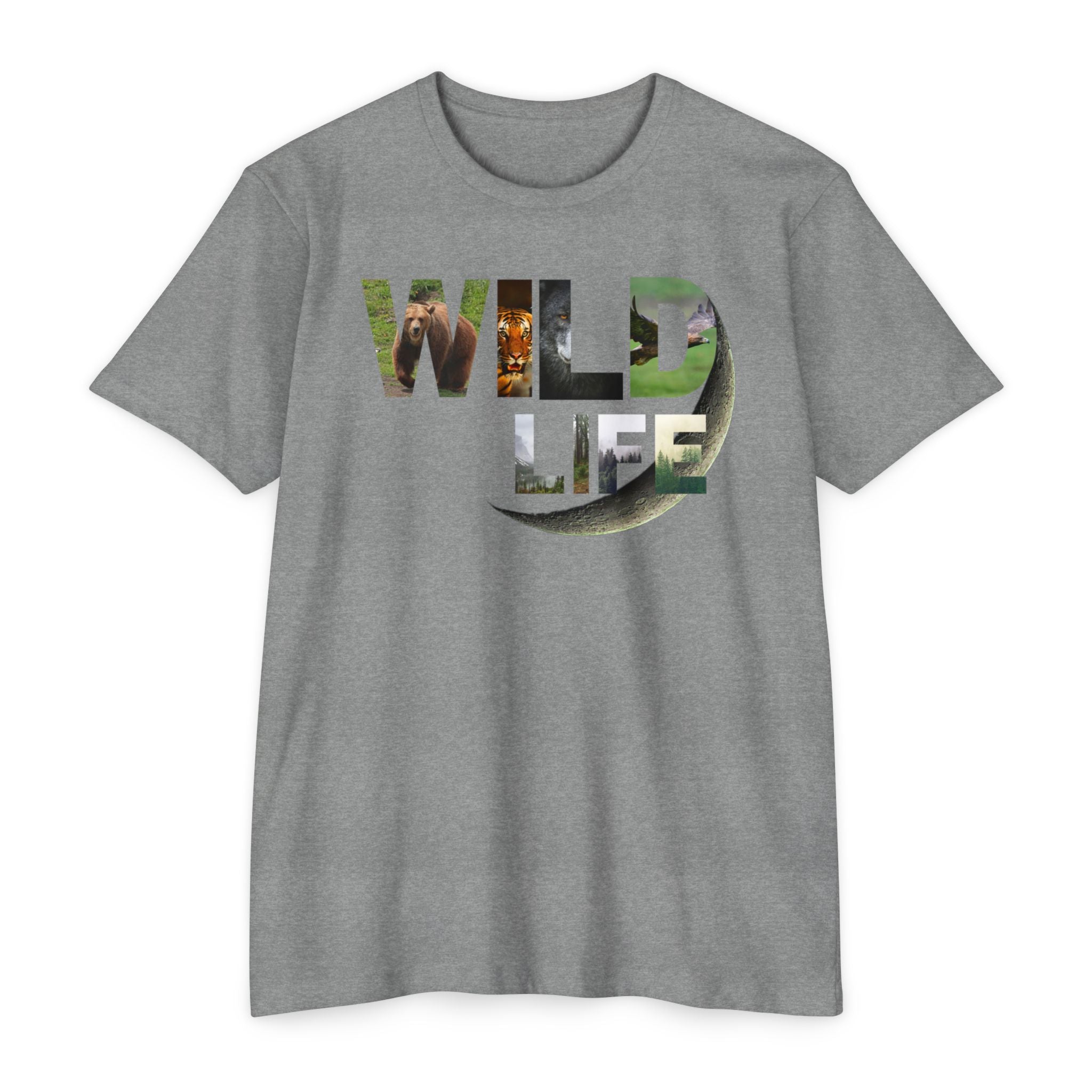Nature-Inspired Wild Life Unisex Jersey T-Shirt, Eco-Friendly Apparel, Outdoor Adventure Tee, Animal Lover Gift, Casual Outfit