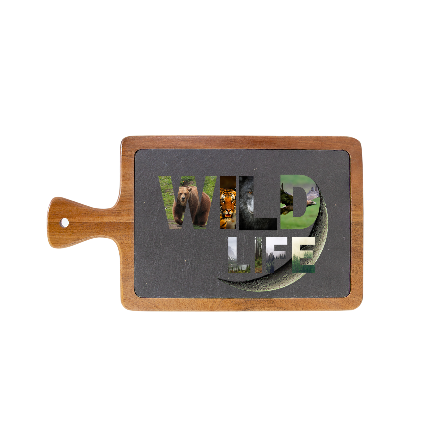 Wildlife Engraved Charcuterie Board - Perfect for Entertaining, Gifts, Weddings, Housewarming, Nature Lovers