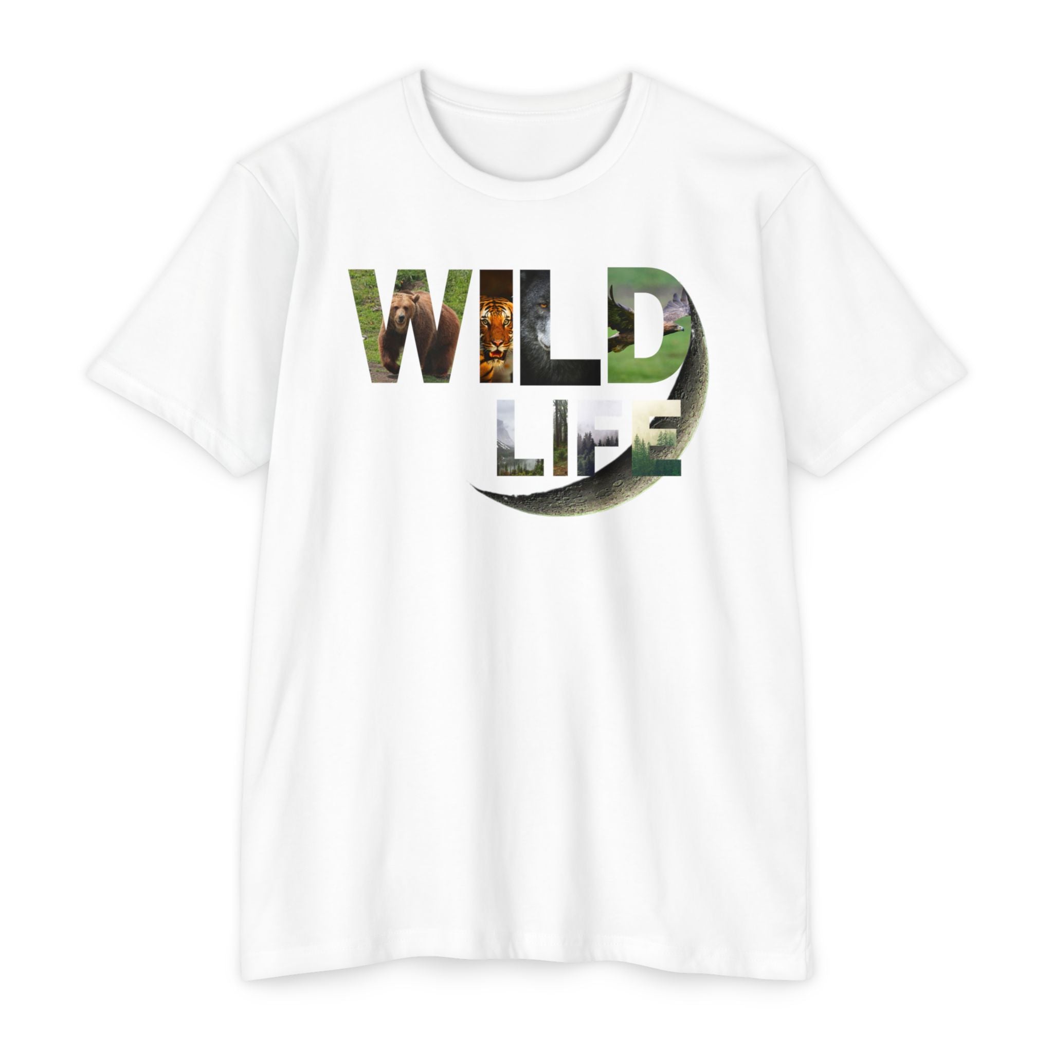 Nature-Inspired Wild Life Unisex Jersey T-Shirt, Eco-Friendly Apparel, Outdoor Adventure Tee, Animal Lover Gift, Casual Outfit