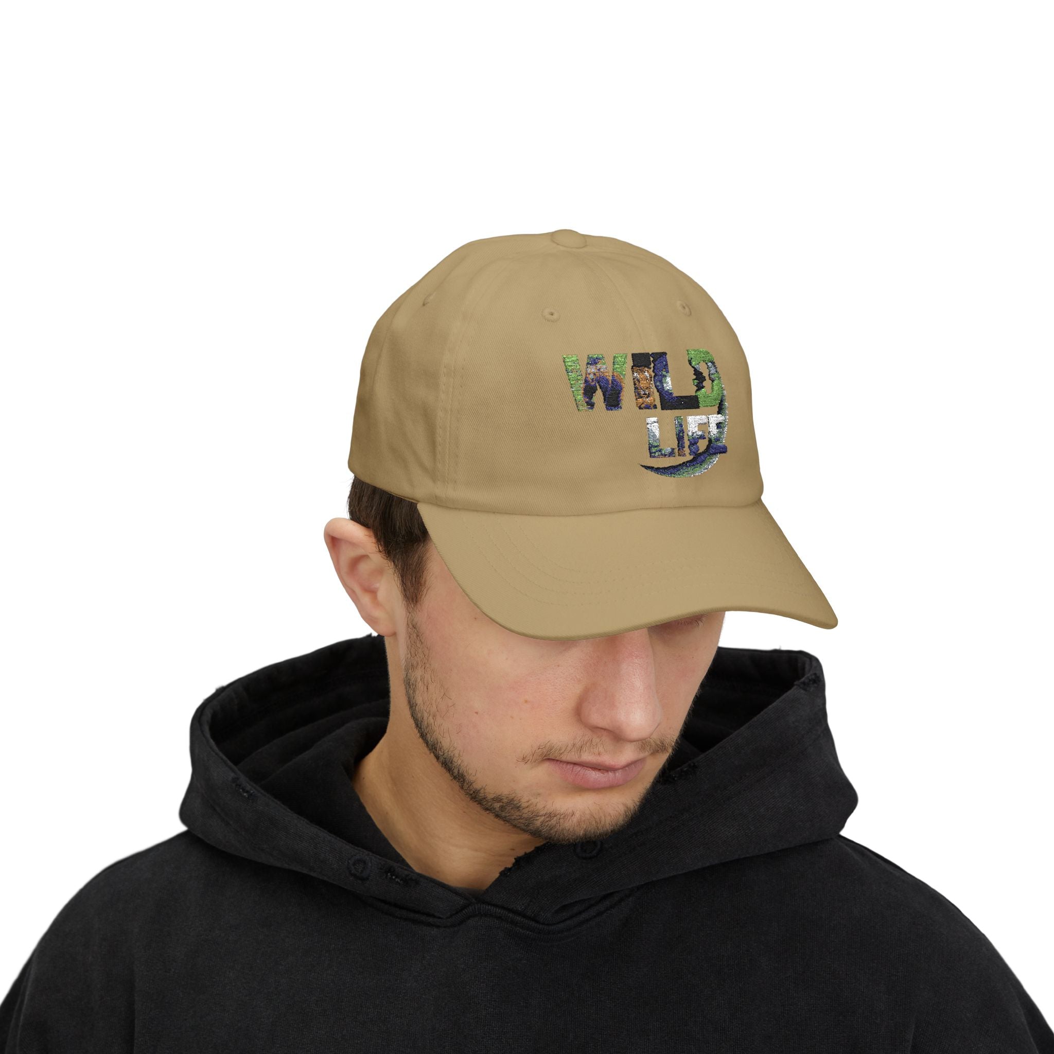Wildlife Classic Dad Cap, Casual Hat for Nature Lovers, Unisex Outdoor Cap, Gift for Father's Day, Eco-Friendly Accessory
