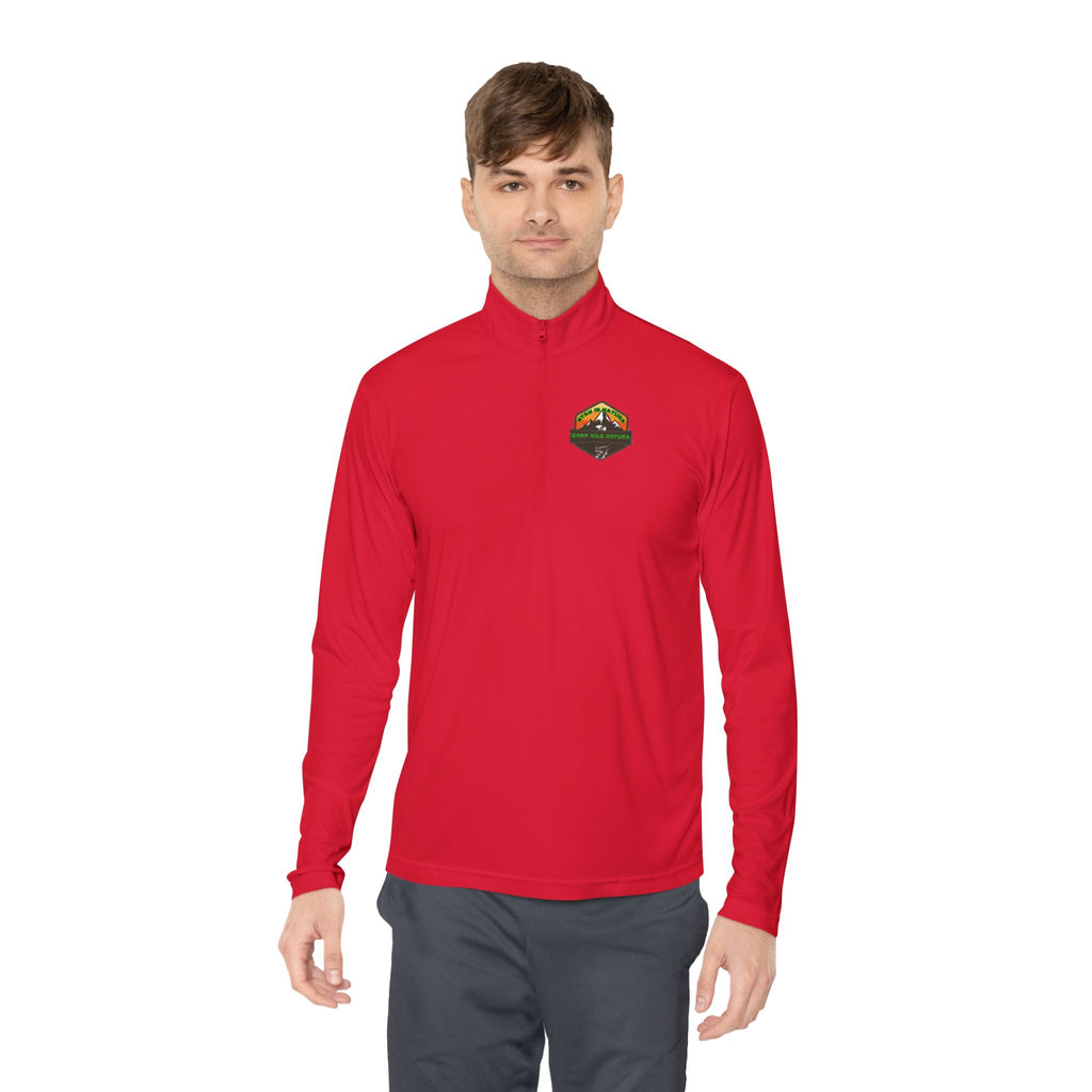 Outdoor Adventure Unisex Quarter-Zip Pullover, Casual Wear, Gifts for Nature Lovers, Hiking Apparel, Travel Outfit, Wildlife Enthusiast
