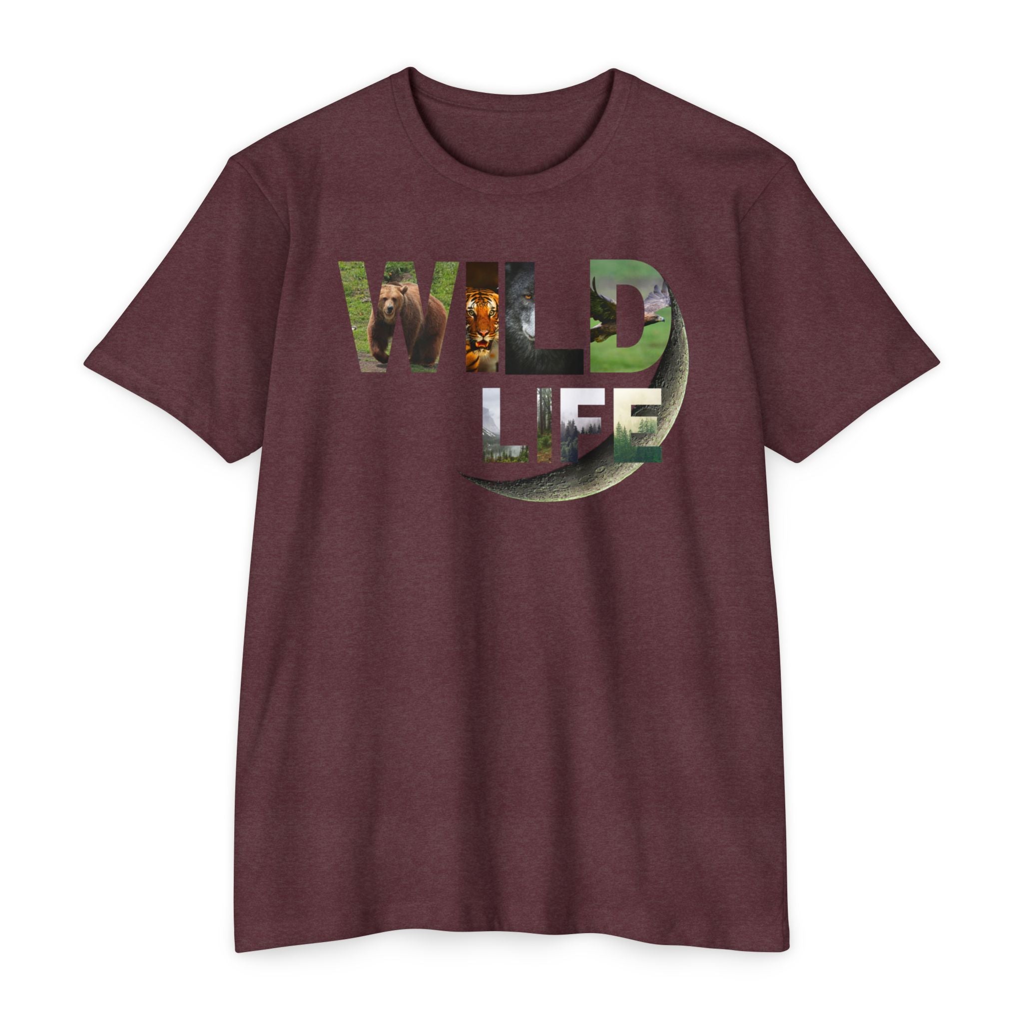 Nature-Inspired Wild Life Unisex Jersey T-Shirt, Eco-Friendly Apparel, Outdoor Adventure Tee, Animal Lover Gift, Casual Outfit