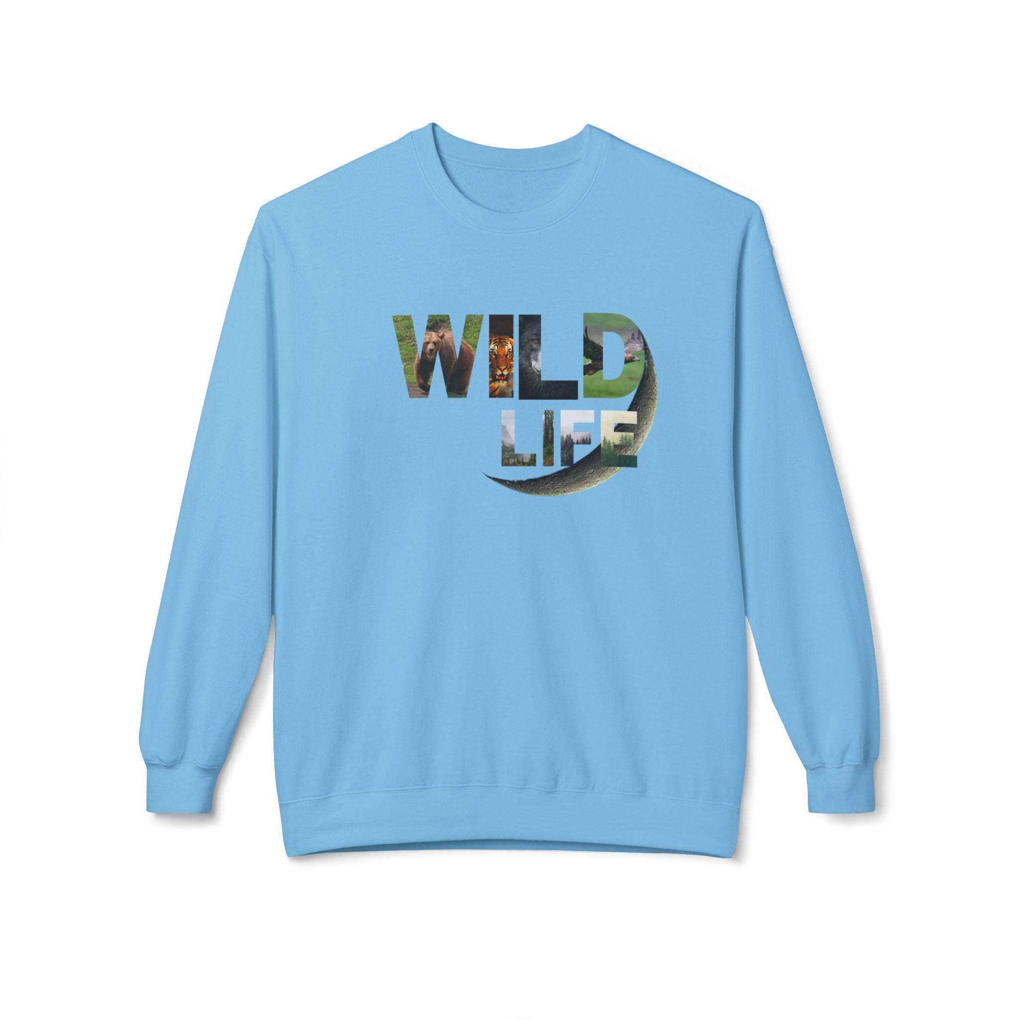 Wild Life Sweatshirt, Nature Lover Gift, Adventure Apparel, Wildlife Conservation, Cozy Crewneck for Outdoor Enthusiasts