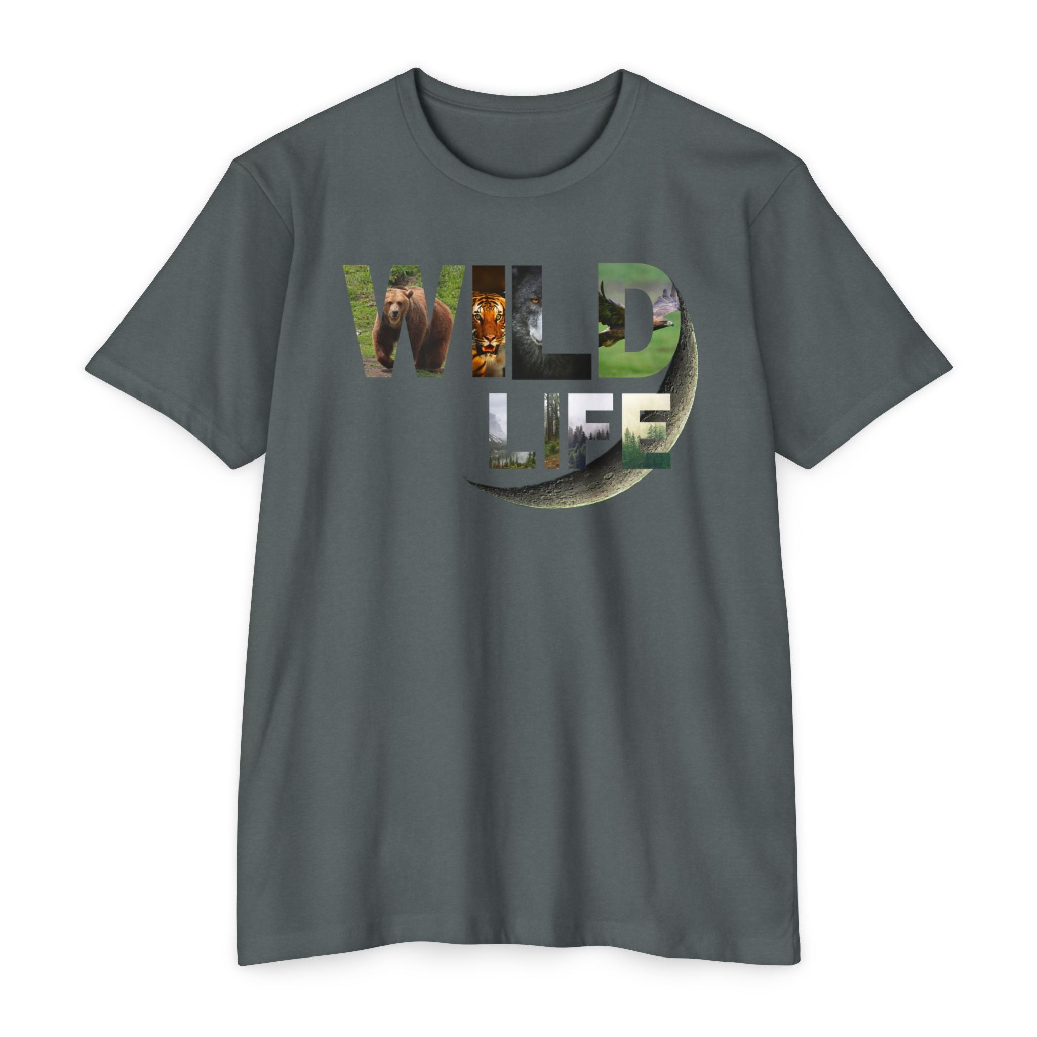 Nature-Inspired Wild Life Unisex Jersey T-Shirt, Eco-Friendly Apparel, Outdoor Adventure Tee, Animal Lover Gift, Casual Outfit