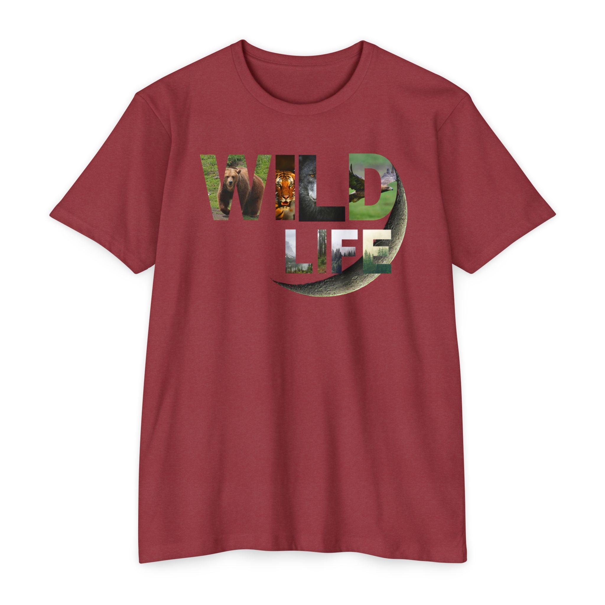 Nature-Inspired Wild Life Unisex Jersey T-Shirt, Eco-Friendly Apparel, Outdoor Adventure Tee, Animal Lover Gift, Casual Outfit