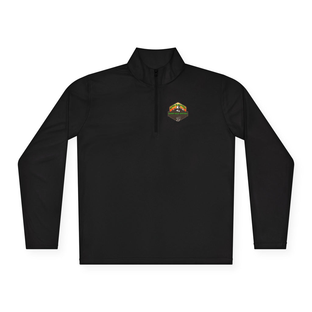 Outdoor Adventure Unisex Quarter-Zip Pullover, Casual Wear, Gifts for Nature Lovers, Hiking Apparel, Travel Outfit, Wildlife Enthusiast