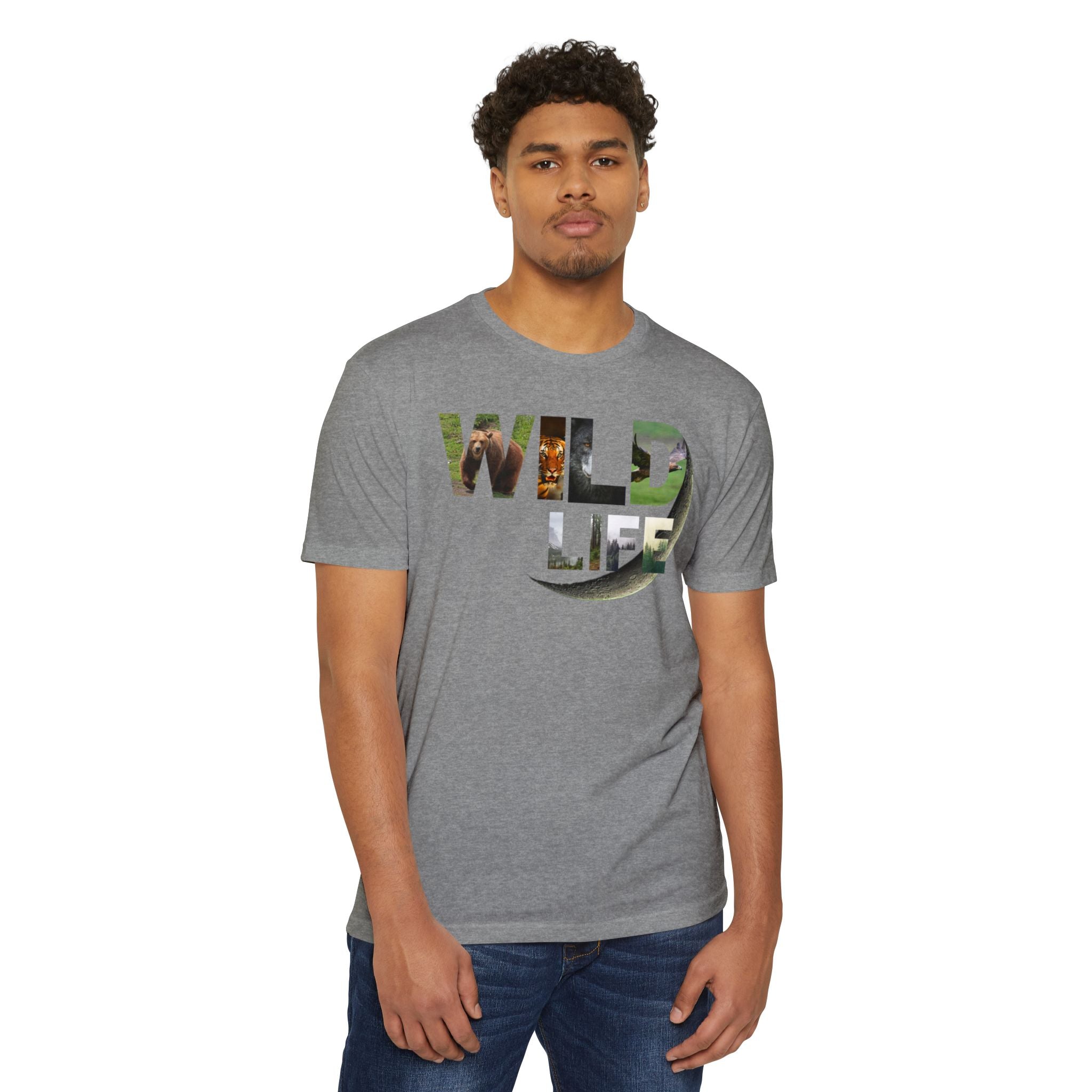 Nature-Inspired Wild Life Unisex Jersey T-Shirt, Eco-Friendly Apparel, Outdoor Adventure Tee, Animal Lover Gift, Casual Outfit