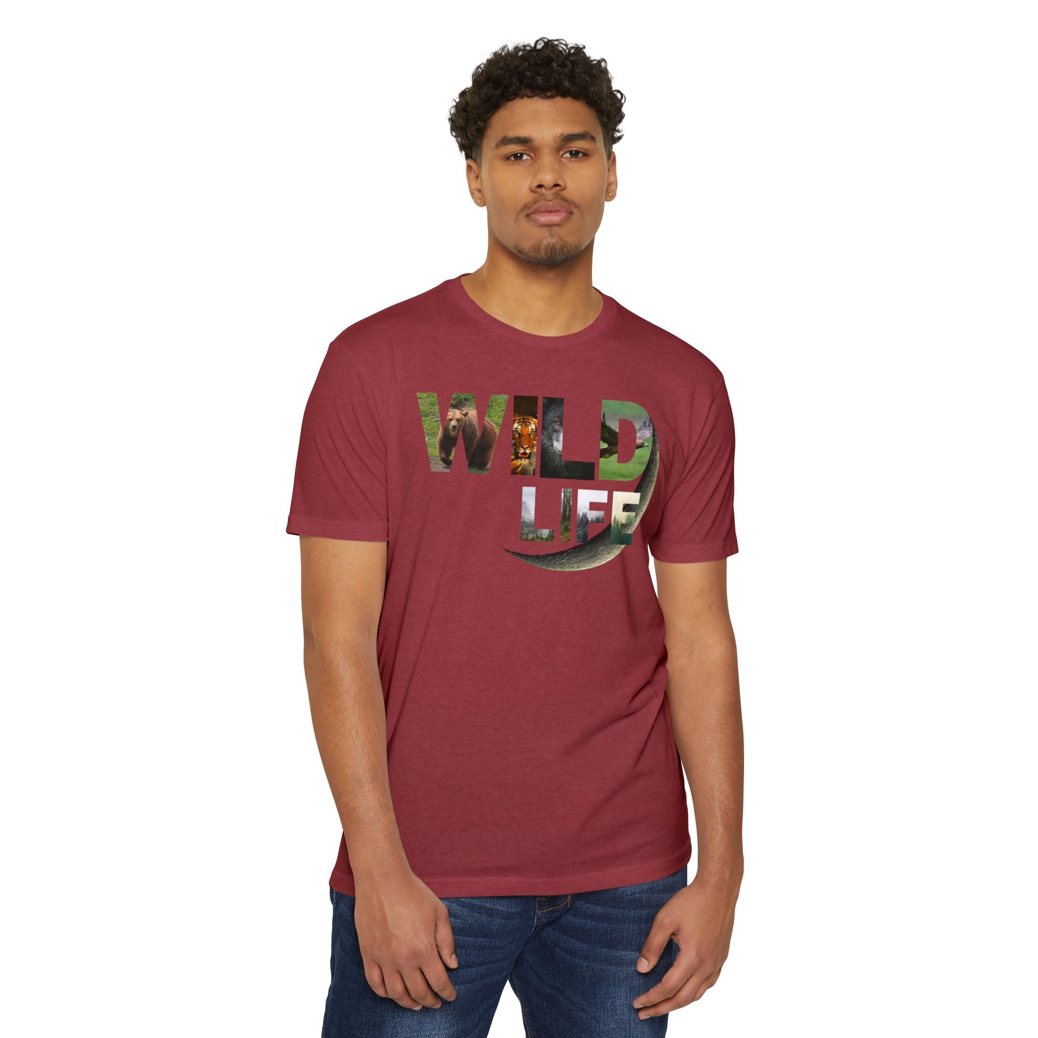 Nature-Inspired Wild Life Unisex Jersey T-Shirt, Eco-Friendly Apparel, Outdoor Adventure Tee, Animal Lover Gift, Casual Outfit
