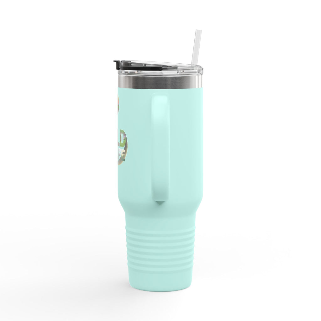 Insulated Travel Mug with Wildlife Theme, Perfect for Adventures, Camping, Road Trips, Personalized Travel Cup, Eco-Friendly Gift