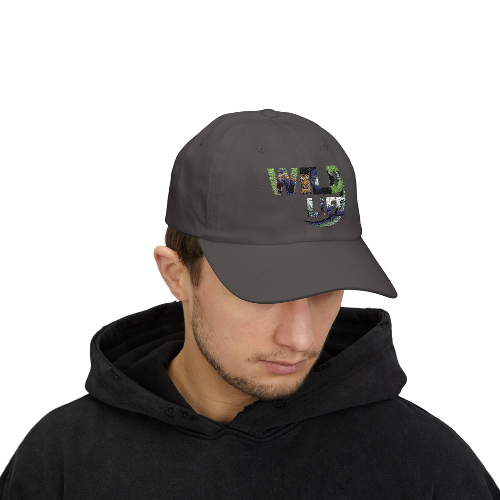 Wildlife Classic Dad Cap, Casual Hat for Nature Lovers, Unisex Outdoor Cap, Gift for Father's Day, Eco-Friendly Accessory