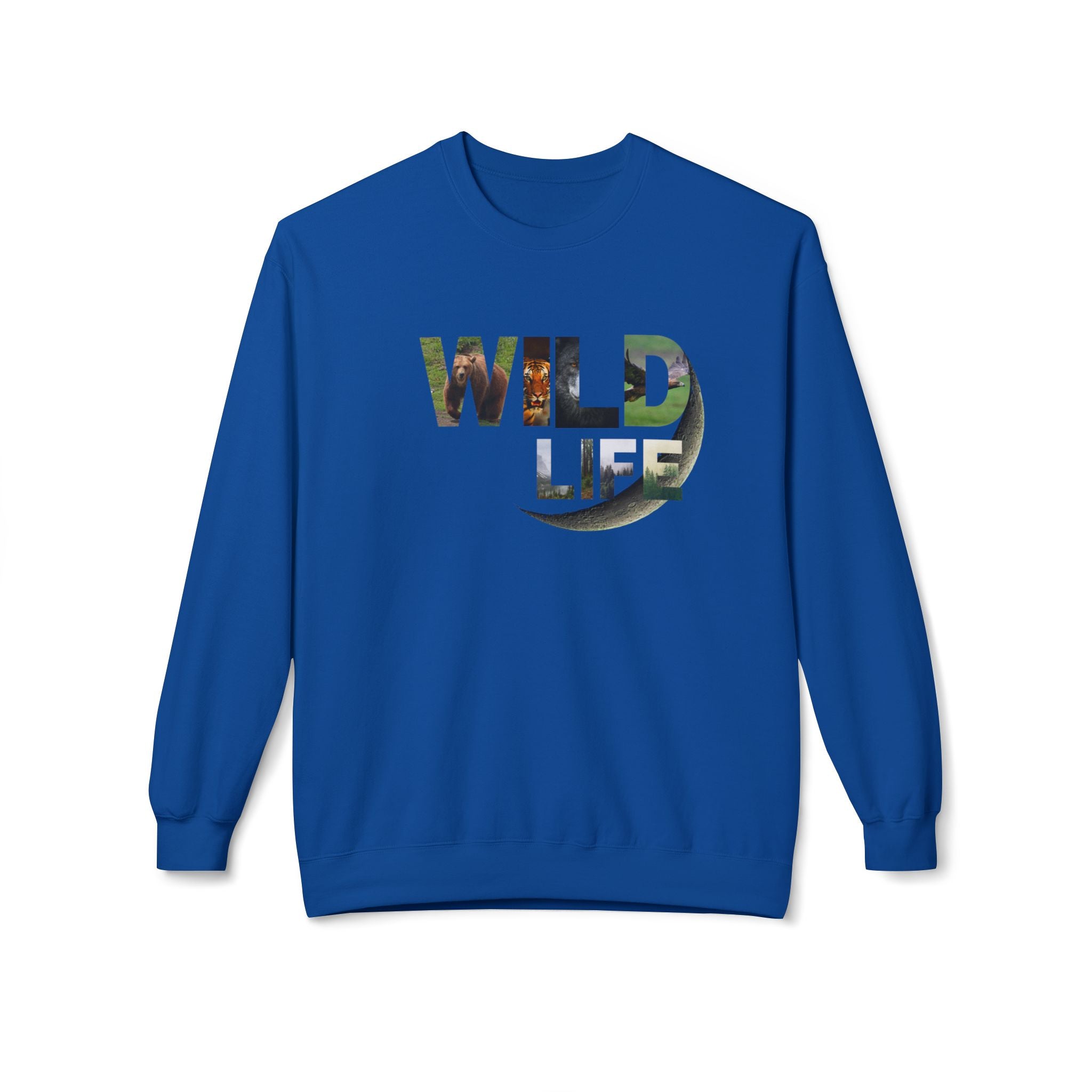 Wild Life Sweatshirt, Nature Lover Gift, Adventure Apparel, Wildlife Conservation, Cozy Crewneck for Outdoor Enthusiasts