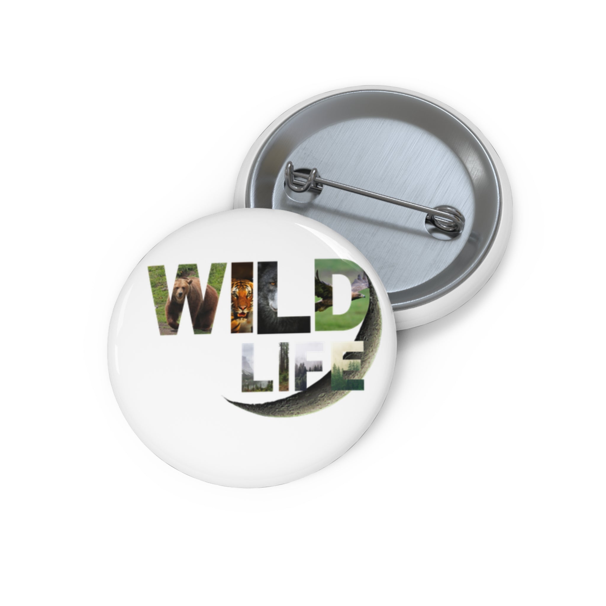 Custom Wildlife Pin Buttons, Eco-Friendly Badges for Nature Lovers, Gift for Outdoor Enthusiasts, Statement Accessories, Fun Party Favors