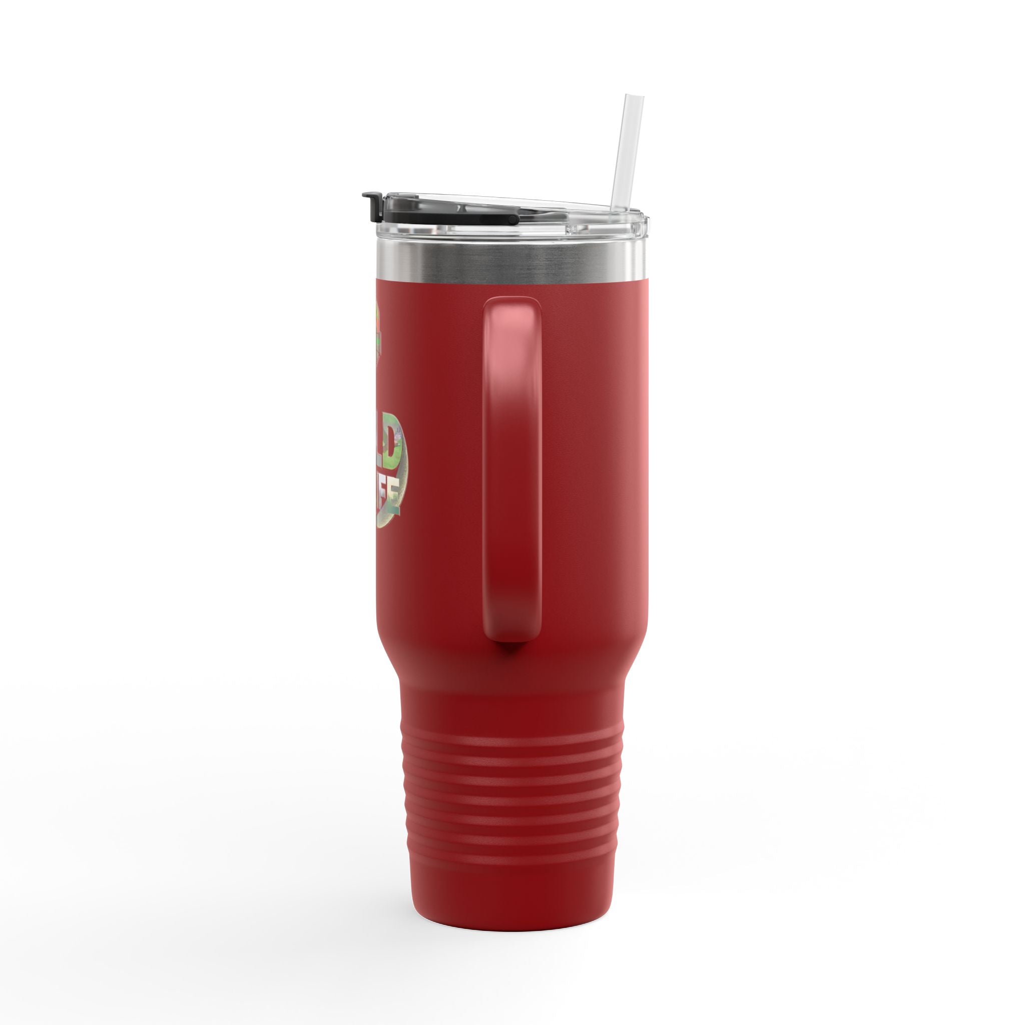 Insulated Travel Mug with Wildlife Theme, Perfect for Adventures, Camping, Road Trips, Personalized Travel Cup, Eco-Friendly Gift