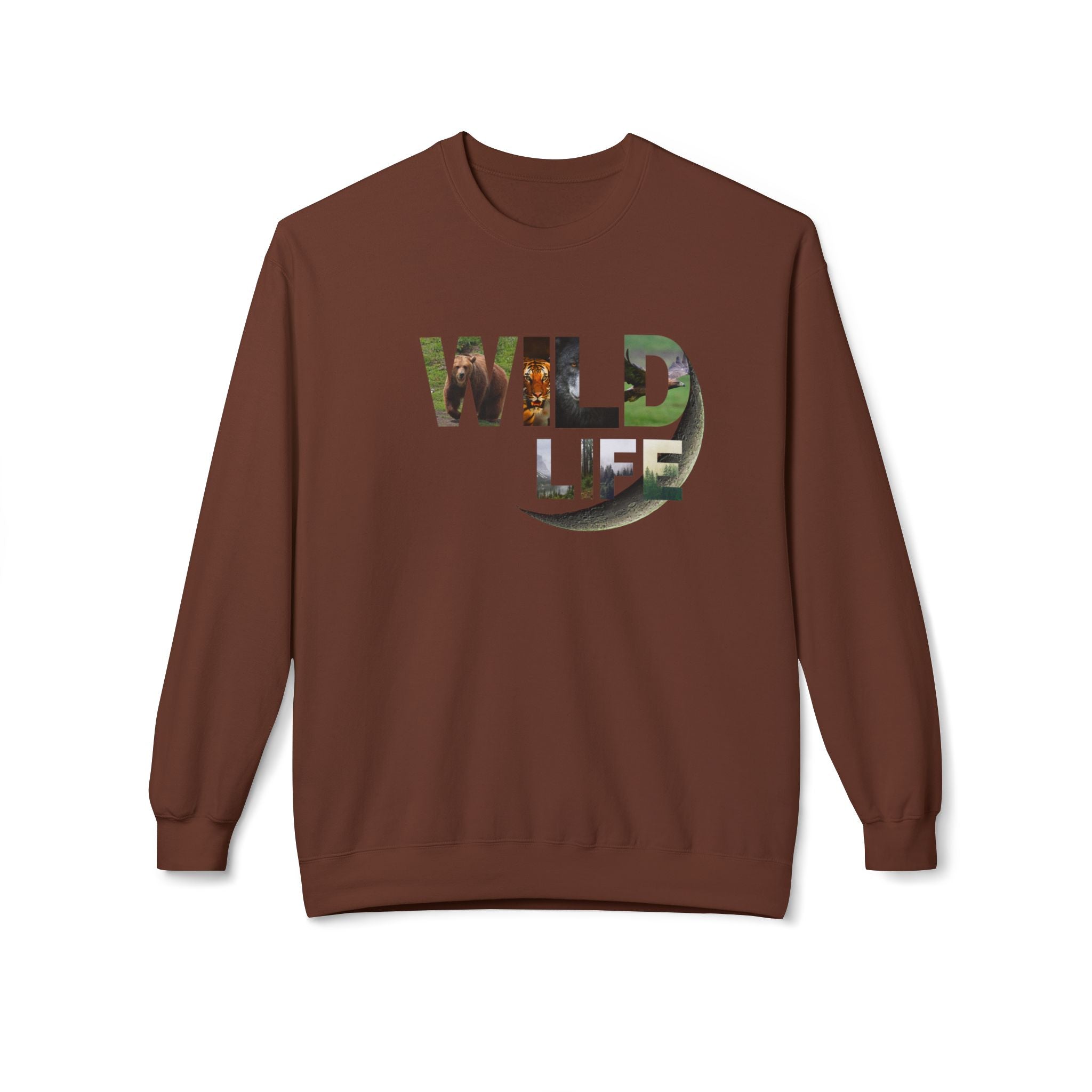 Wild Life Sweatshirt, Nature Lover Gift, Adventure Apparel, Wildlife Conservation, Cozy Crewneck for Outdoor Enthusiasts