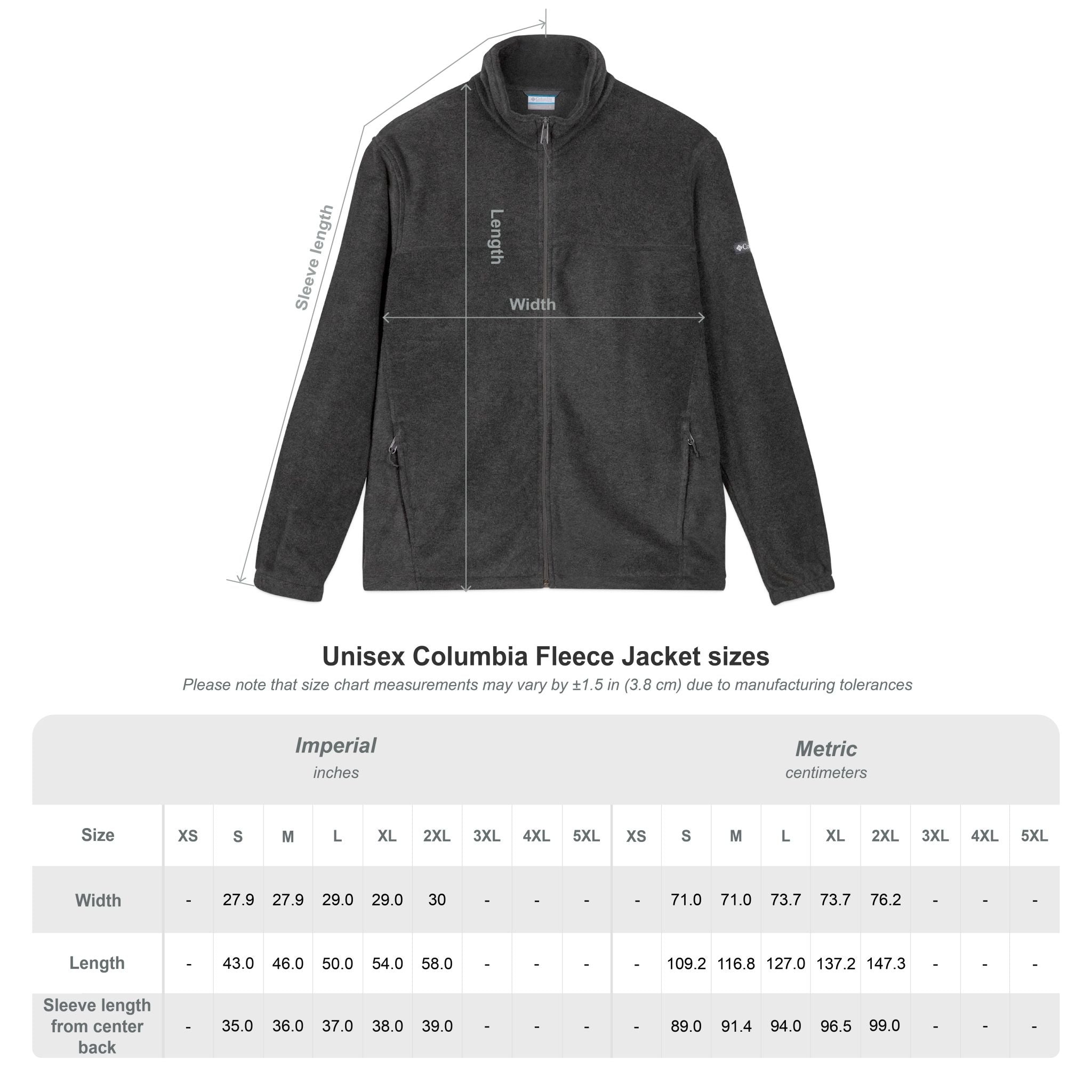 Cozy Unisex Fleece Jacket with Custom Embroidery, Perfect for Outdoor Adventures, Gifts, Winter Wear, Embroidered Jacket, Columbia Fleece