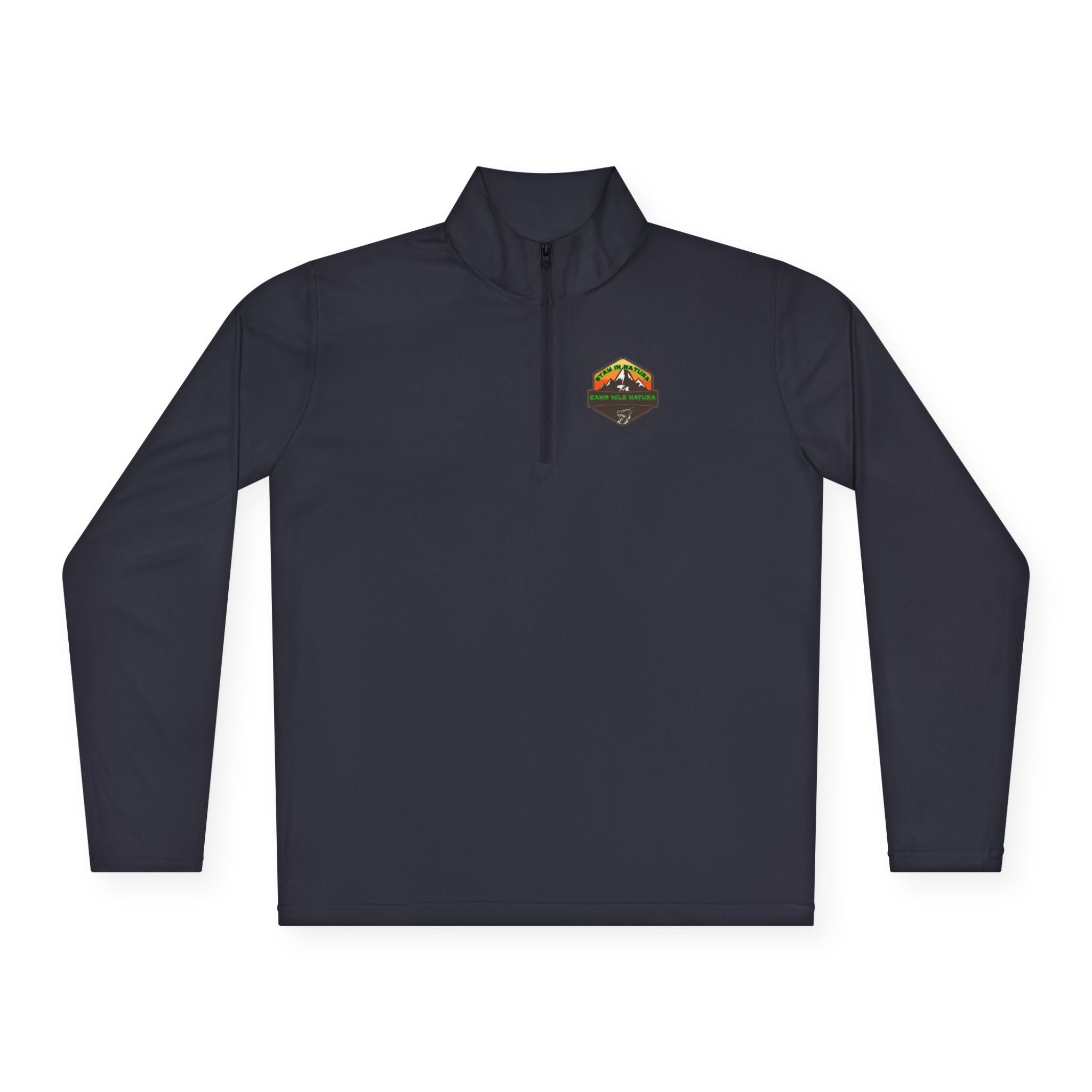 Outdoor Adventure Unisex Quarter-Zip Pullover, Casual Wear, Gifts for Nature Lovers, Hiking Apparel, Travel Outfit, Wildlife Enthusiast