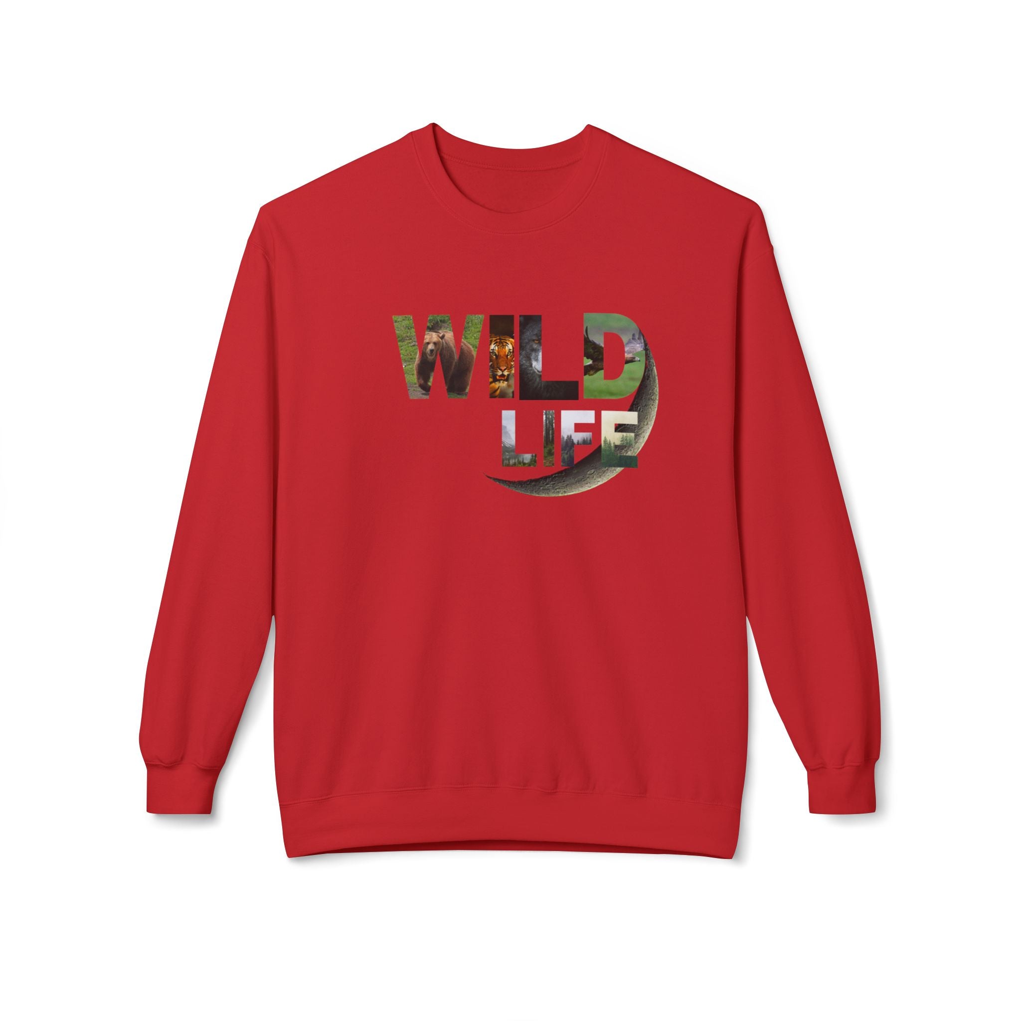 Wild Life Sweatshirt, Nature Lover Gift, Adventure Apparel, Wildlife Conservation, Cozy Crewneck for Outdoor Enthusiasts