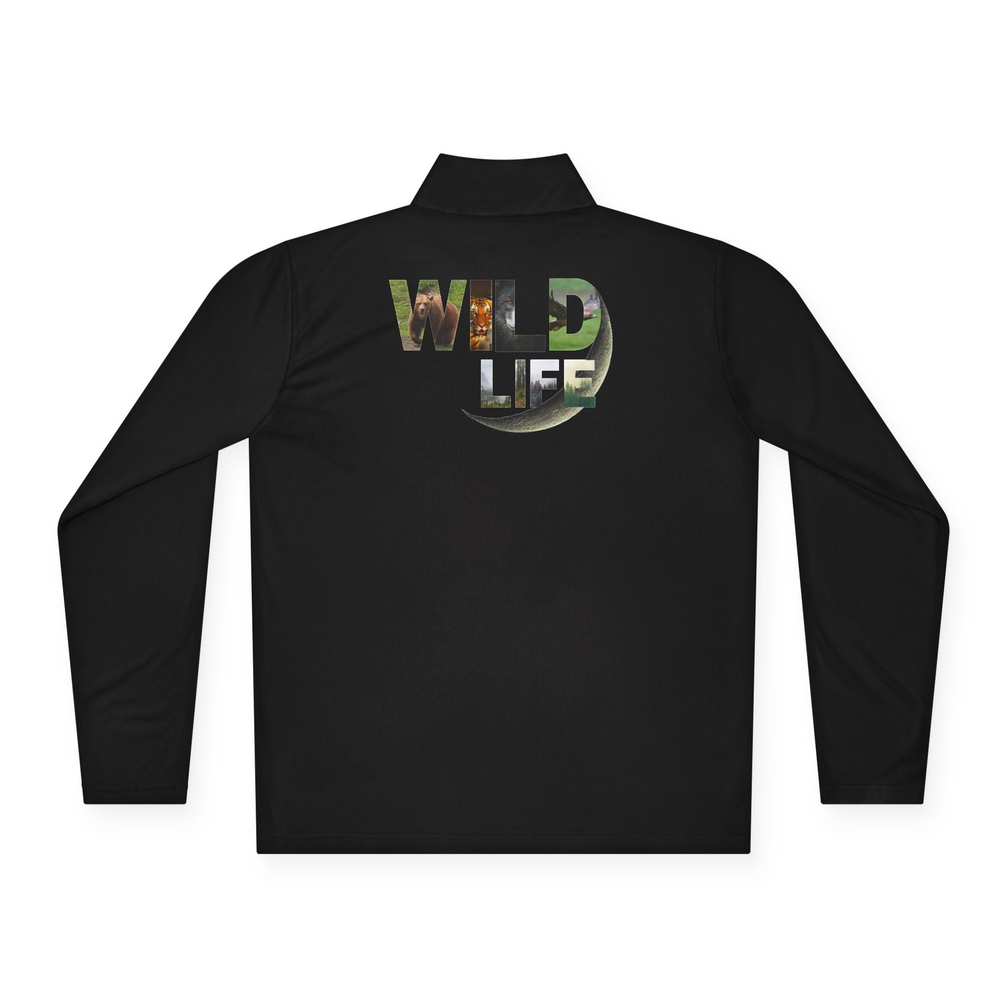 Outdoor Adventure Unisex Quarter-Zip Pullover, Casual Wear, Gifts for Nature Lovers, Hiking Apparel, Travel Outfit, Wildlife Enthusiast