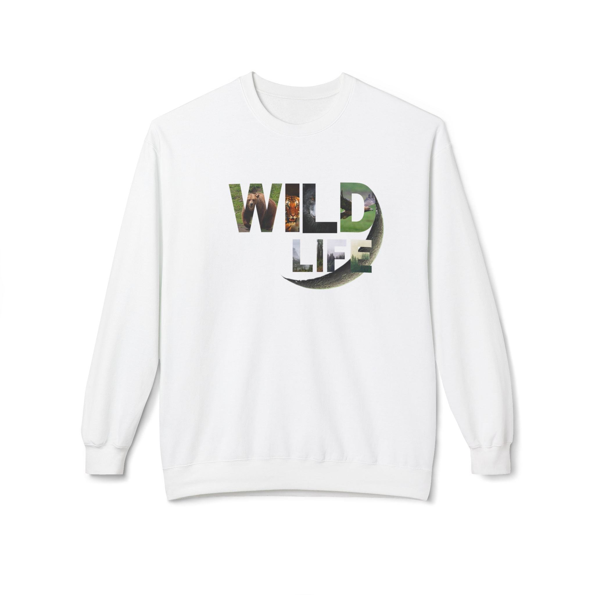 Wild Life Sweatshirt, Nature Lover Gift, Adventure Apparel, Wildlife Conservation, Cozy Crewneck for Outdoor Enthusiasts